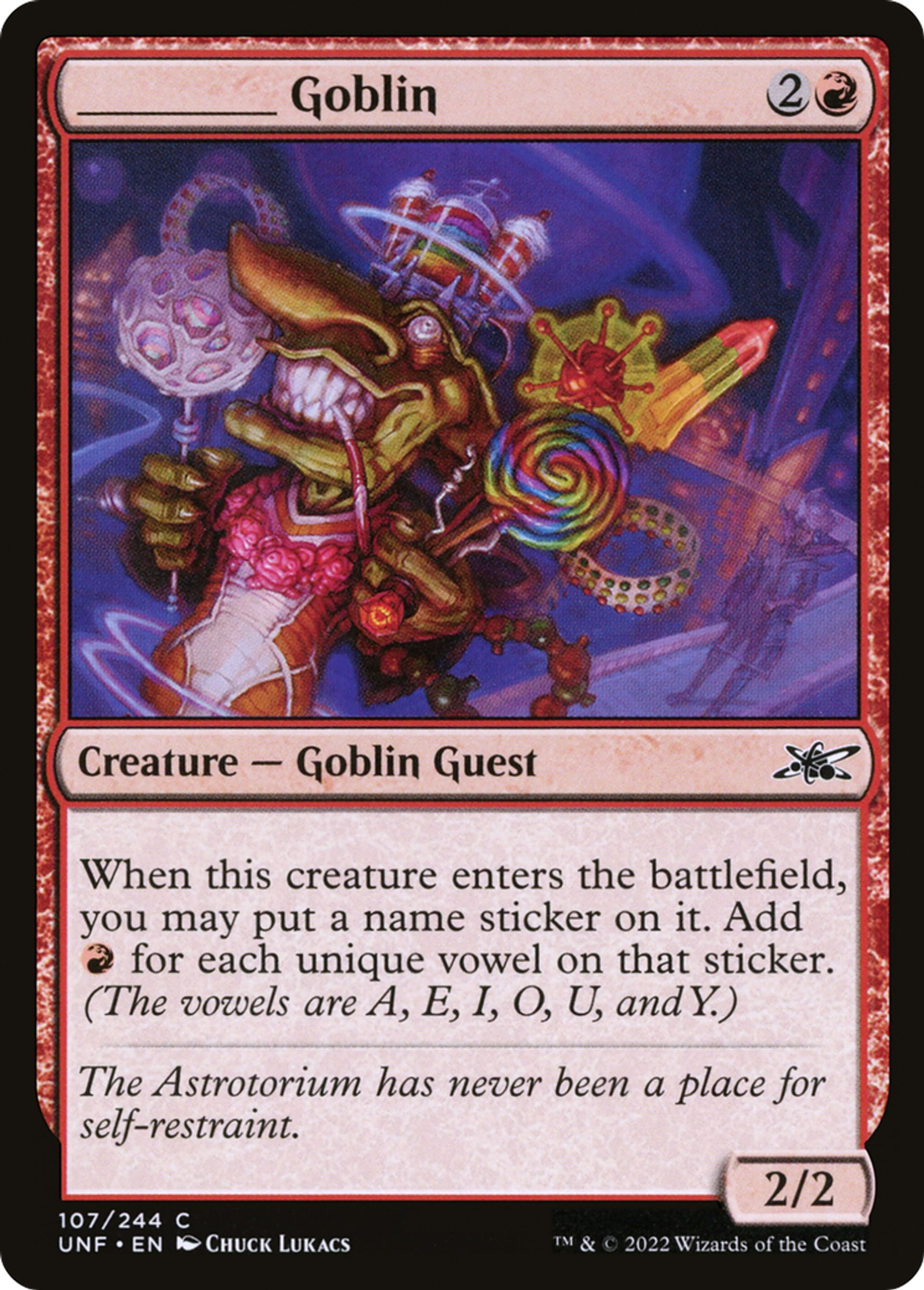 _____ Goblin — Unfinity — Magic: The Gathering