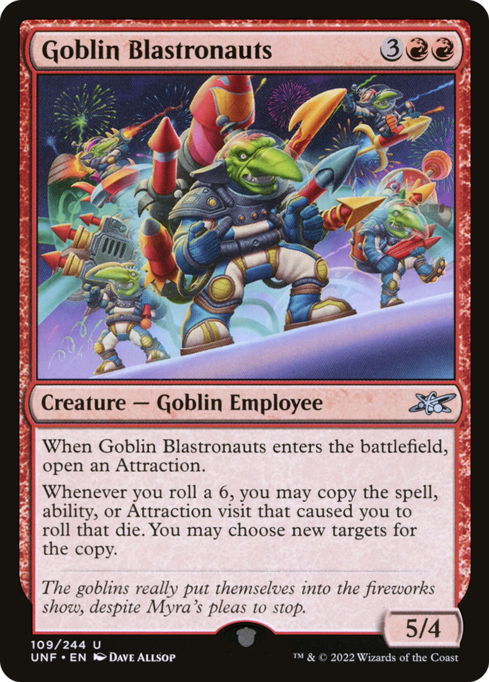 Goblin Blastronauts — Unfinity — Magic: The Gathering