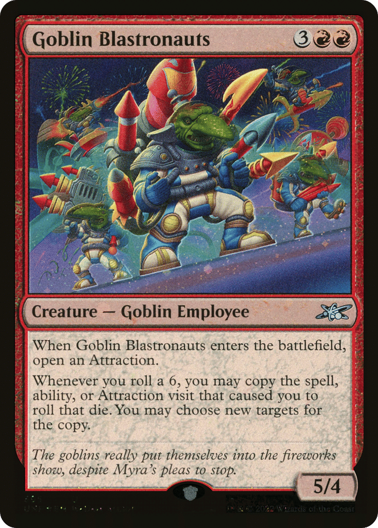 Goblin Blastronauts — Unfinity — Magic: The Gathering