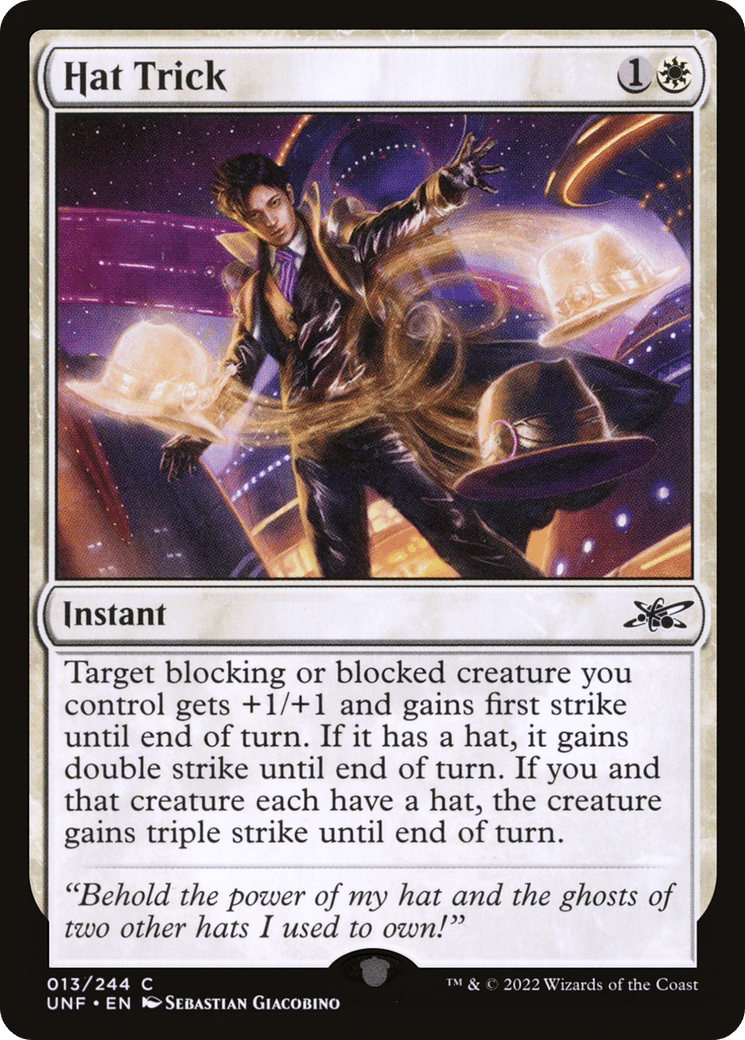 Hat Trick — Unfinity — Magic: The Gathering