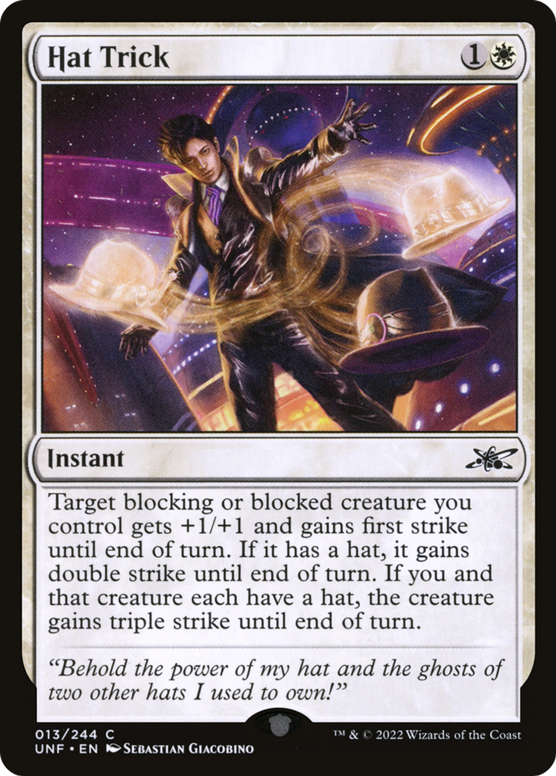 Hat Trick — Unfinity — Magic: The Gathering