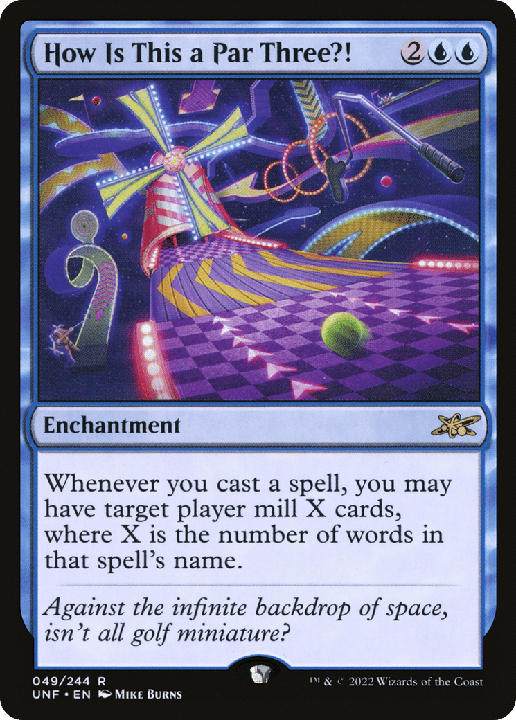 How Is This a Par Three?! — Unfinity — Magic: The Gathering