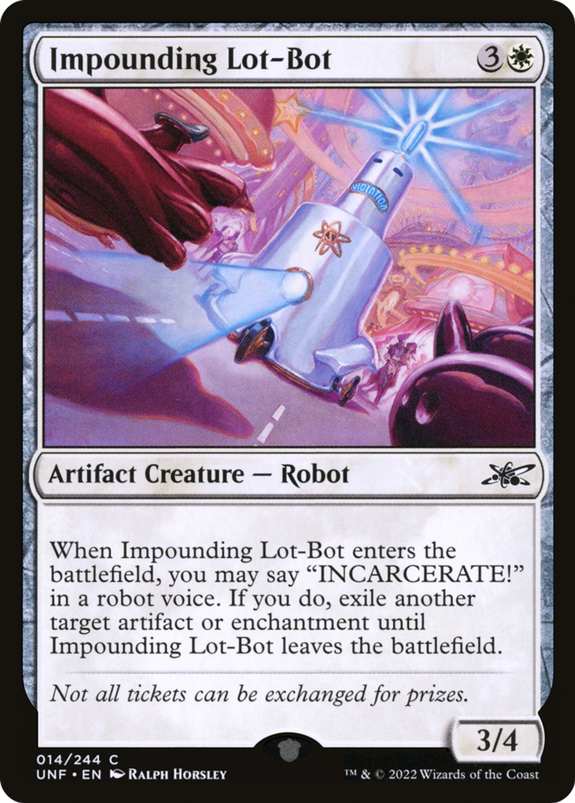 Impounding Lot-Bot — Unfinity — Magic: The Gathering