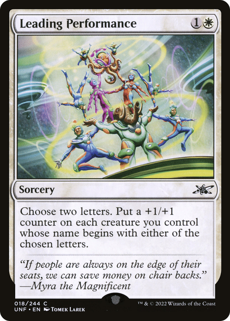 Leading Performance — Unfinity — Magic: The Gathering
