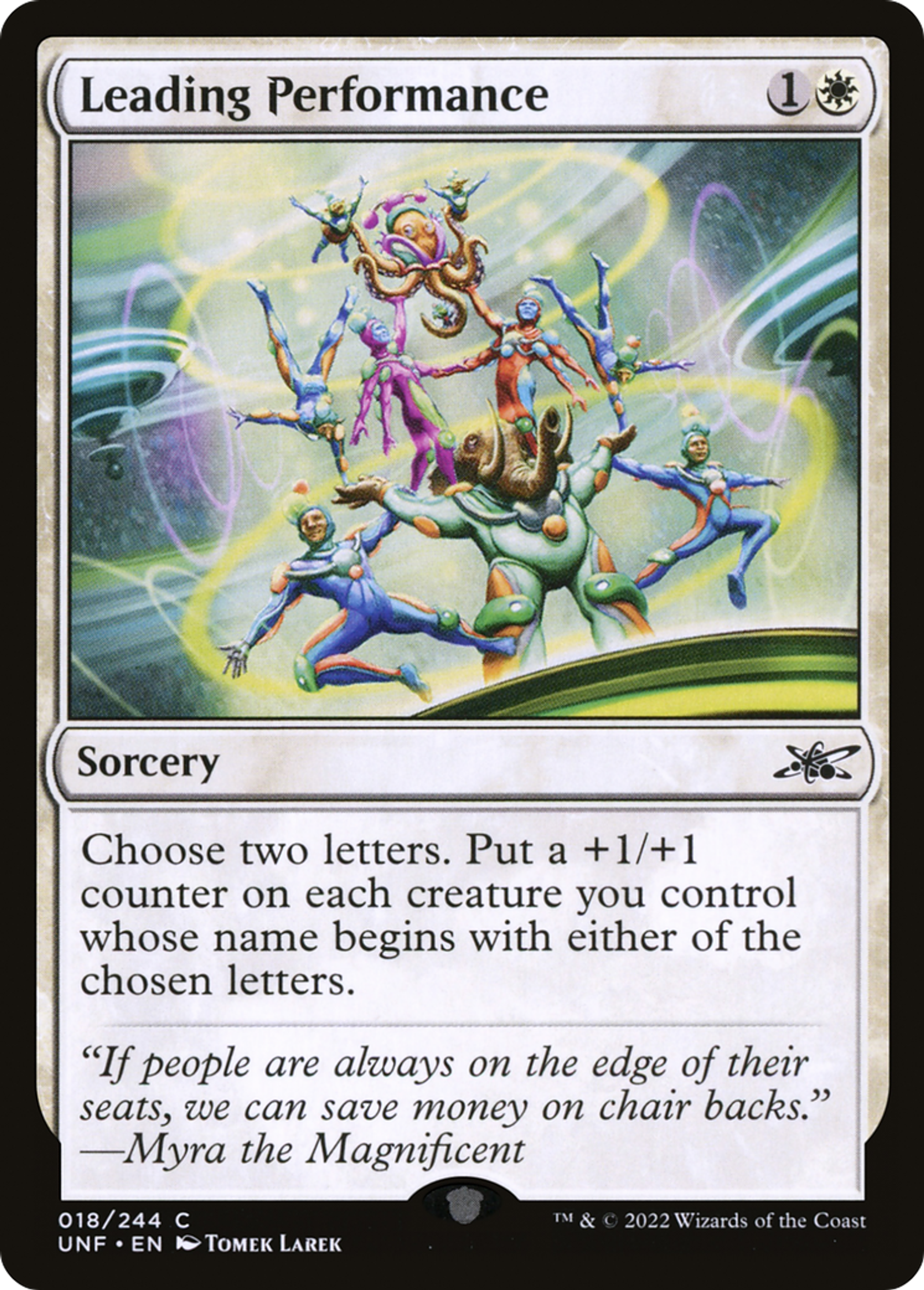 Leading Performance — Unfinity — Magic: The Gathering