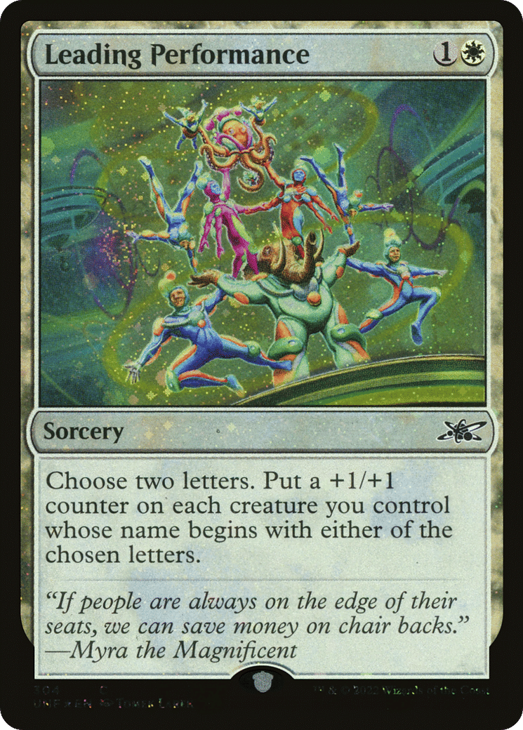 Leading Performance — Unfinity — Magic: The Gathering