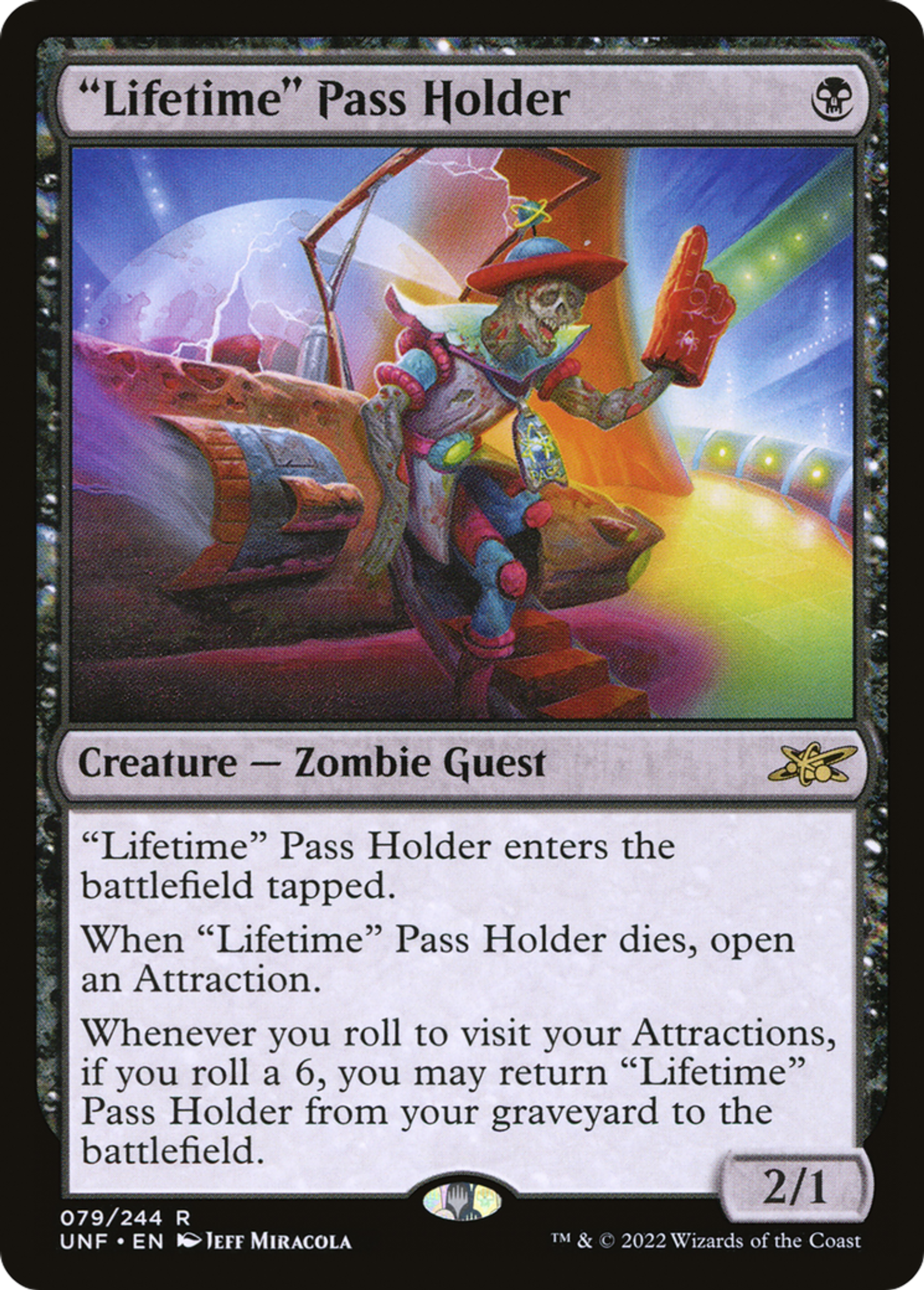 "Lifetime" Pass Holder — Unfinity — Magic: The Gathering