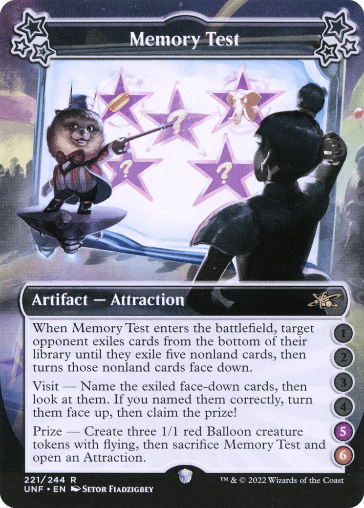 Memory Test — Unfinity — Magic: The Gathering