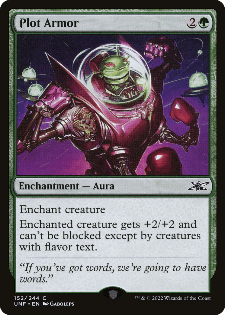 Plot Armor — Unfinity — Magic: The Gathering