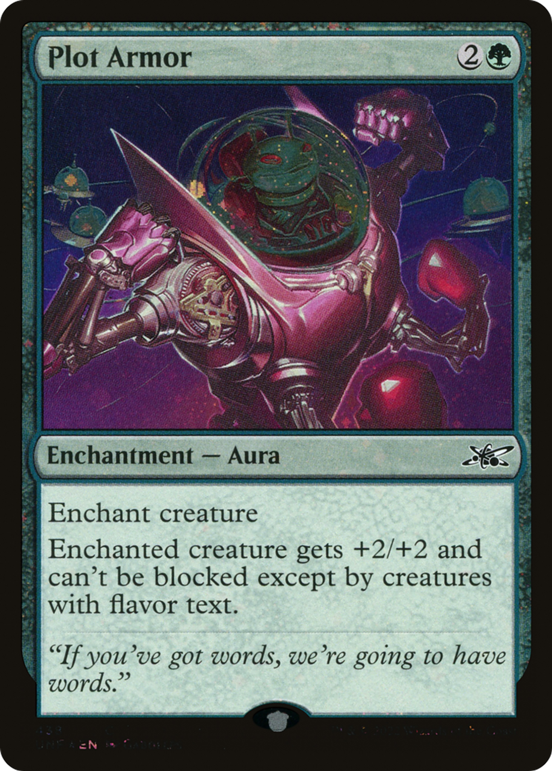 Plot Armor — Unfinity — Magic: The Gathering