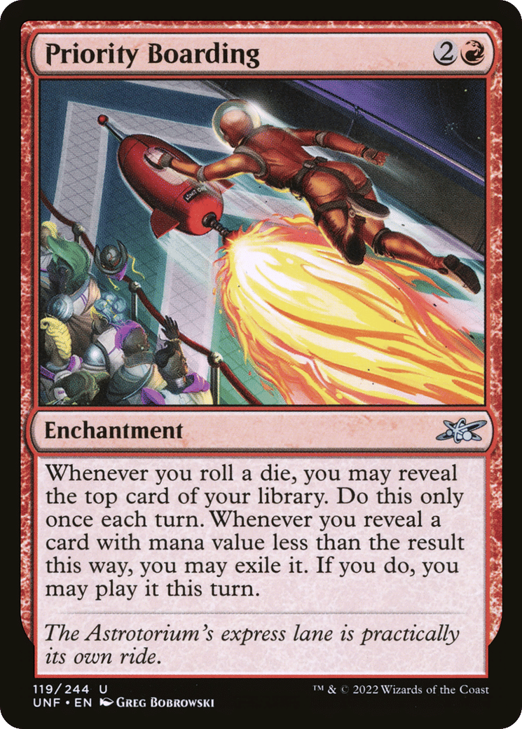 Priority Boarding — Unfinity — Magic: The Gathering