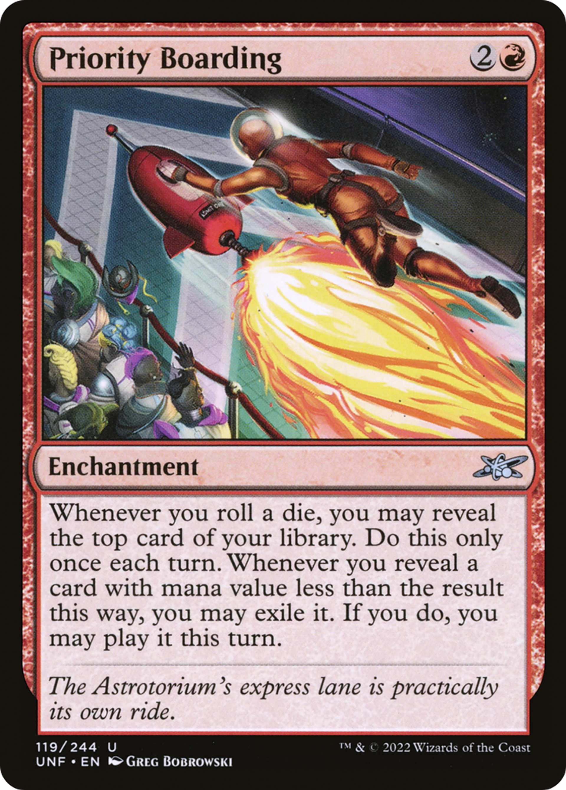 Priority Boarding — Unfinity — Magic: The Gathering