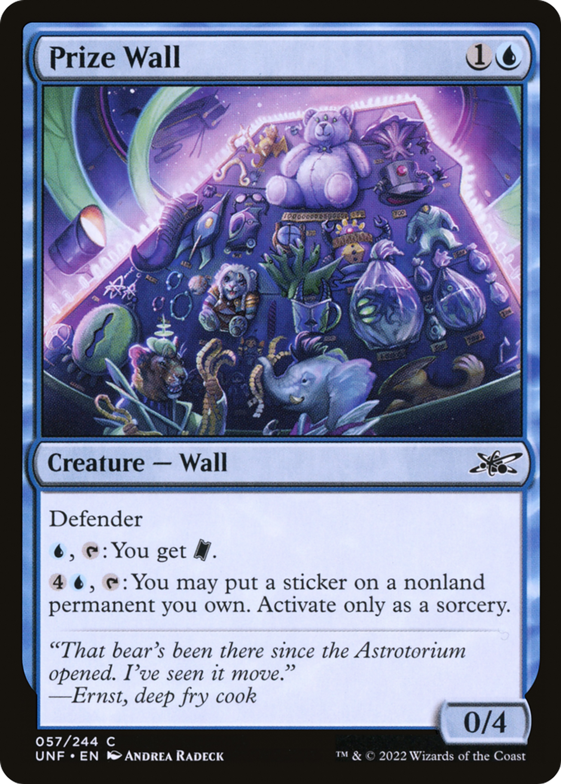 Prize Wall — Unfinity — Magic: The Gathering