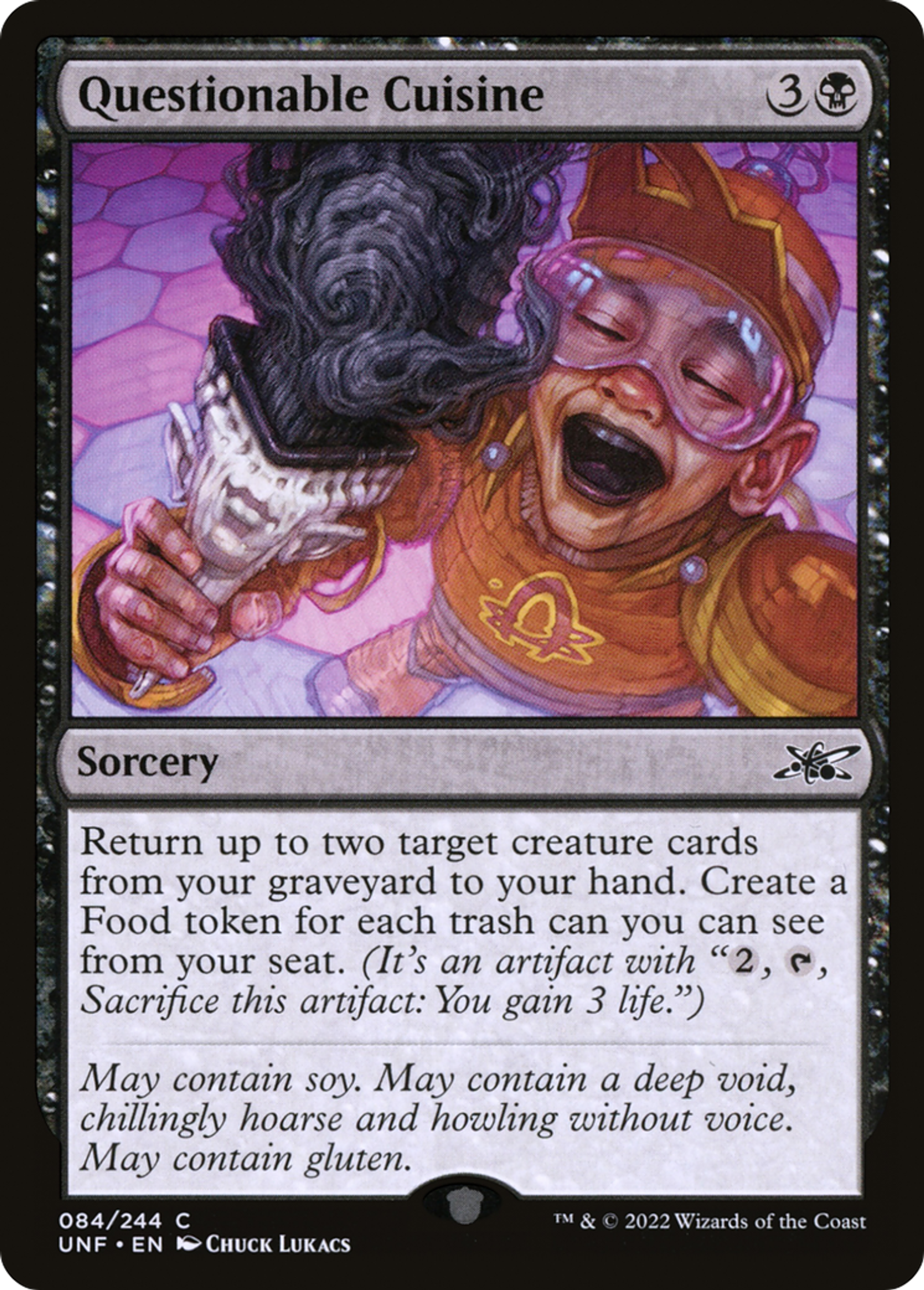 Questionable Cuisine — Unfinity — Magic: The Gathering