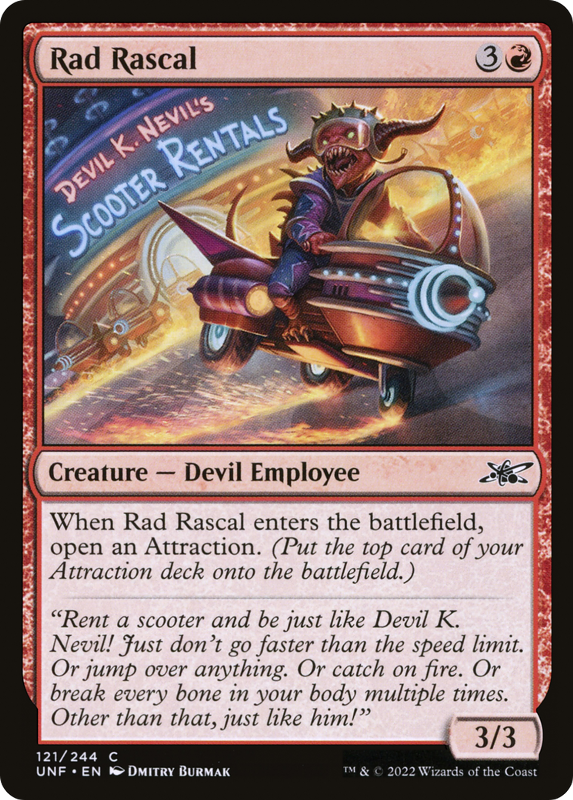 Rad Rascal — Unfinity — Magic: The Gathering