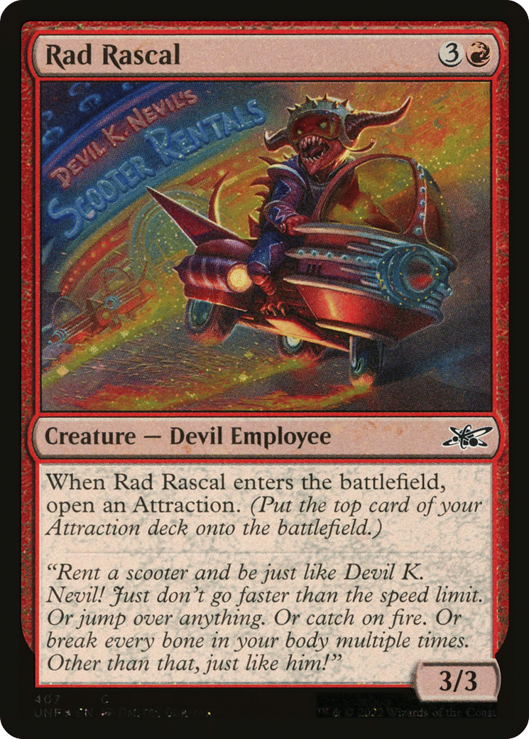 Rad Rascal — Unfinity — Magic: The Gathering