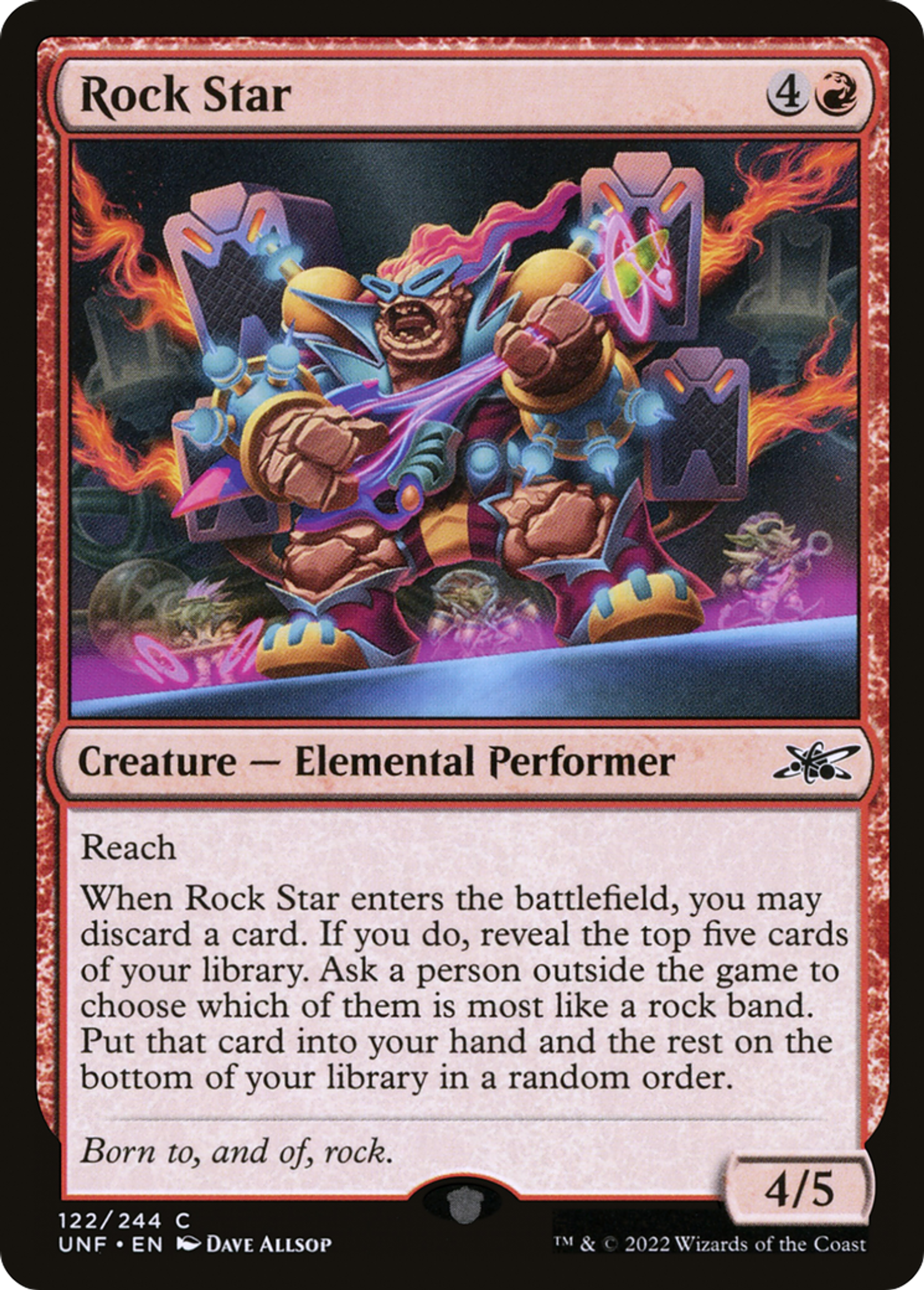 Rock Star — Unfinity — Magic: The Gathering