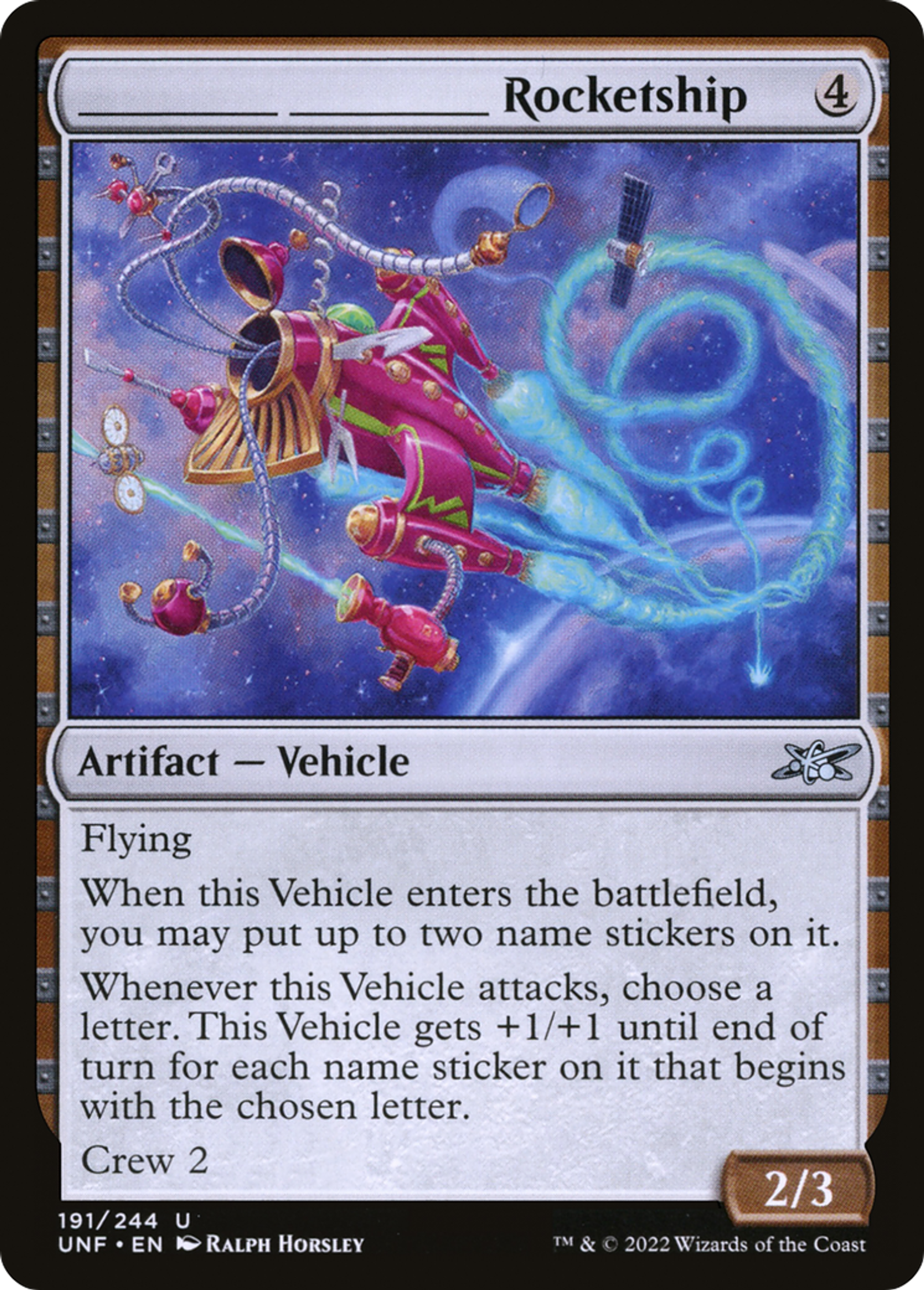 _____ _____ Rocketship — Unfinity — Magic: The Gathering