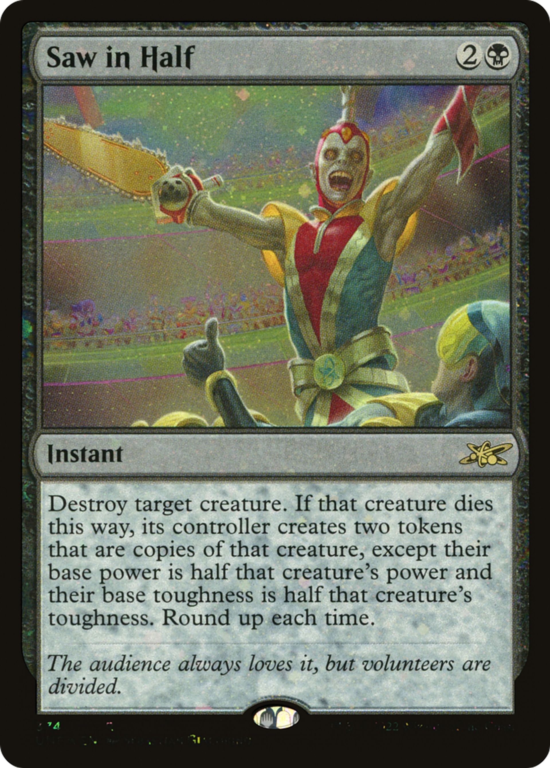 Saw in Half — Unfinity — Magic: The Gathering
