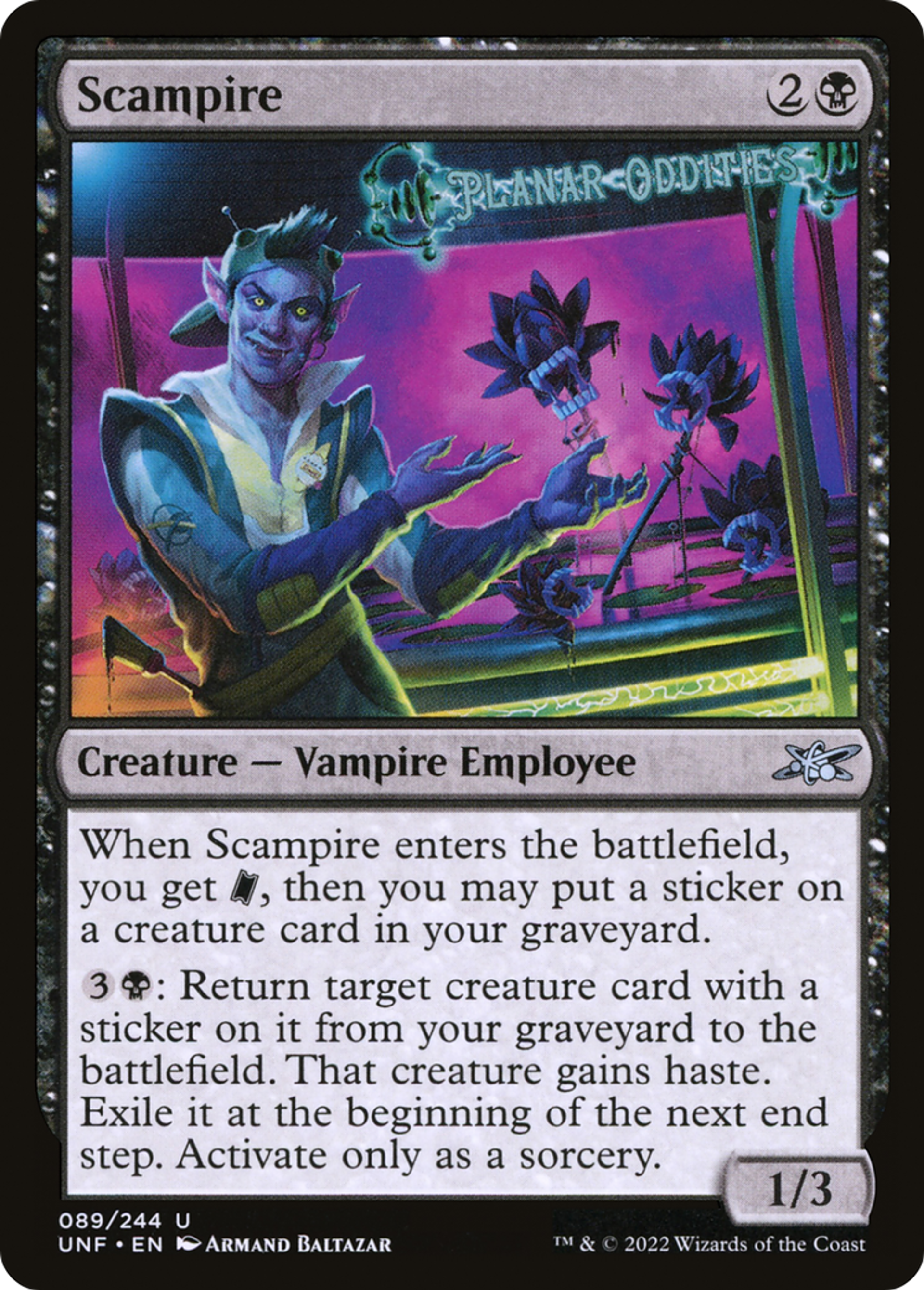 Scampire — Unfinity — Magic: The Gathering