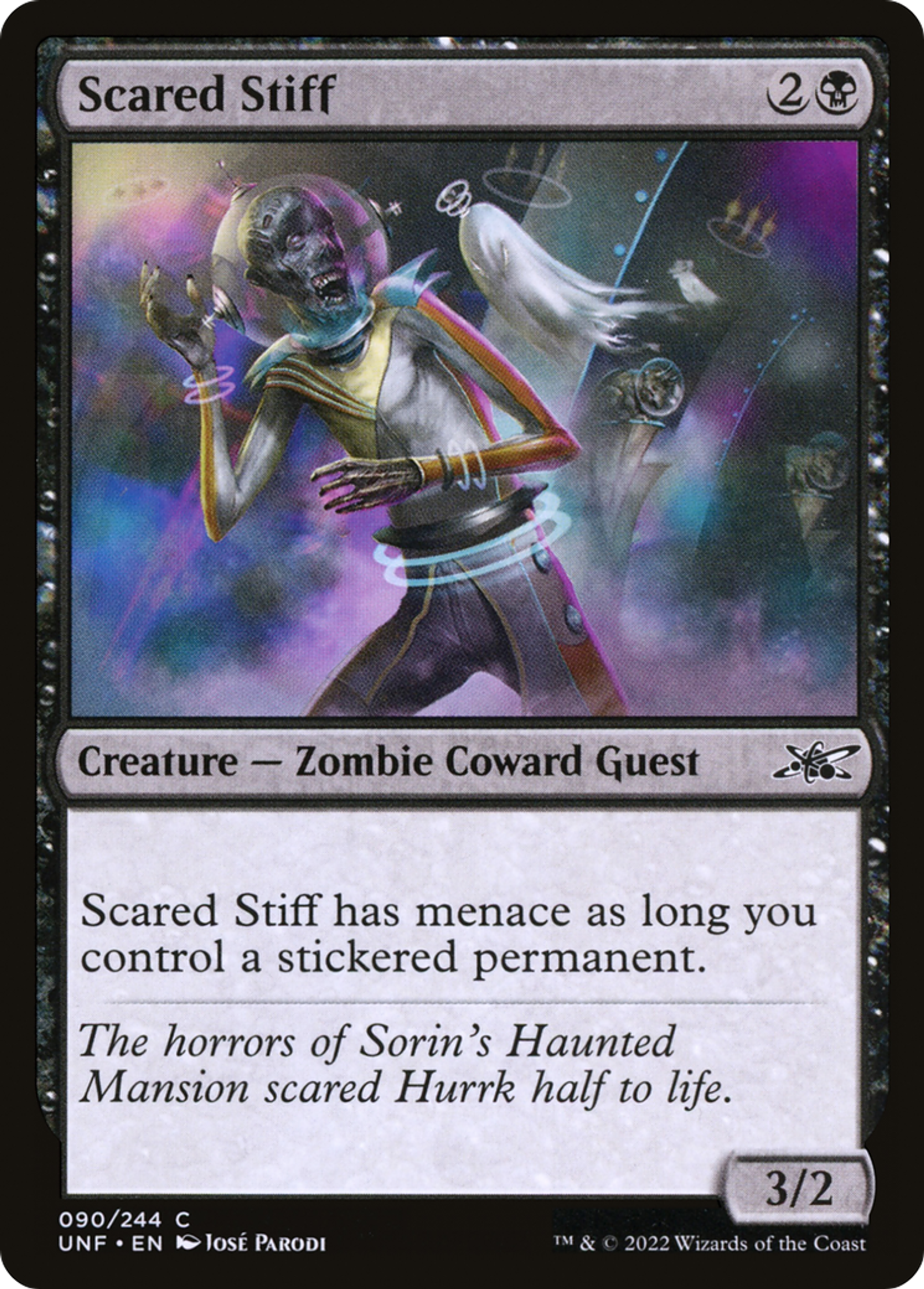 Scared Stiff — Unfinity — Magic: The Gathering