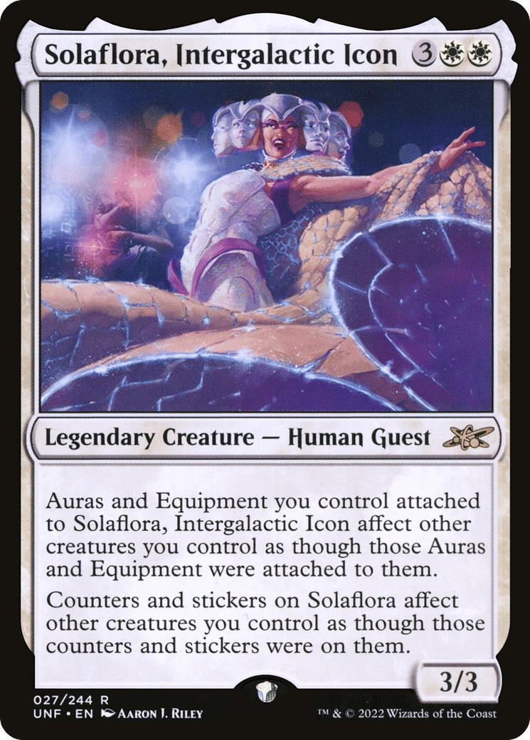 Solaflora, Intergalactic Icon — Unfinity — Magic: The Gathering