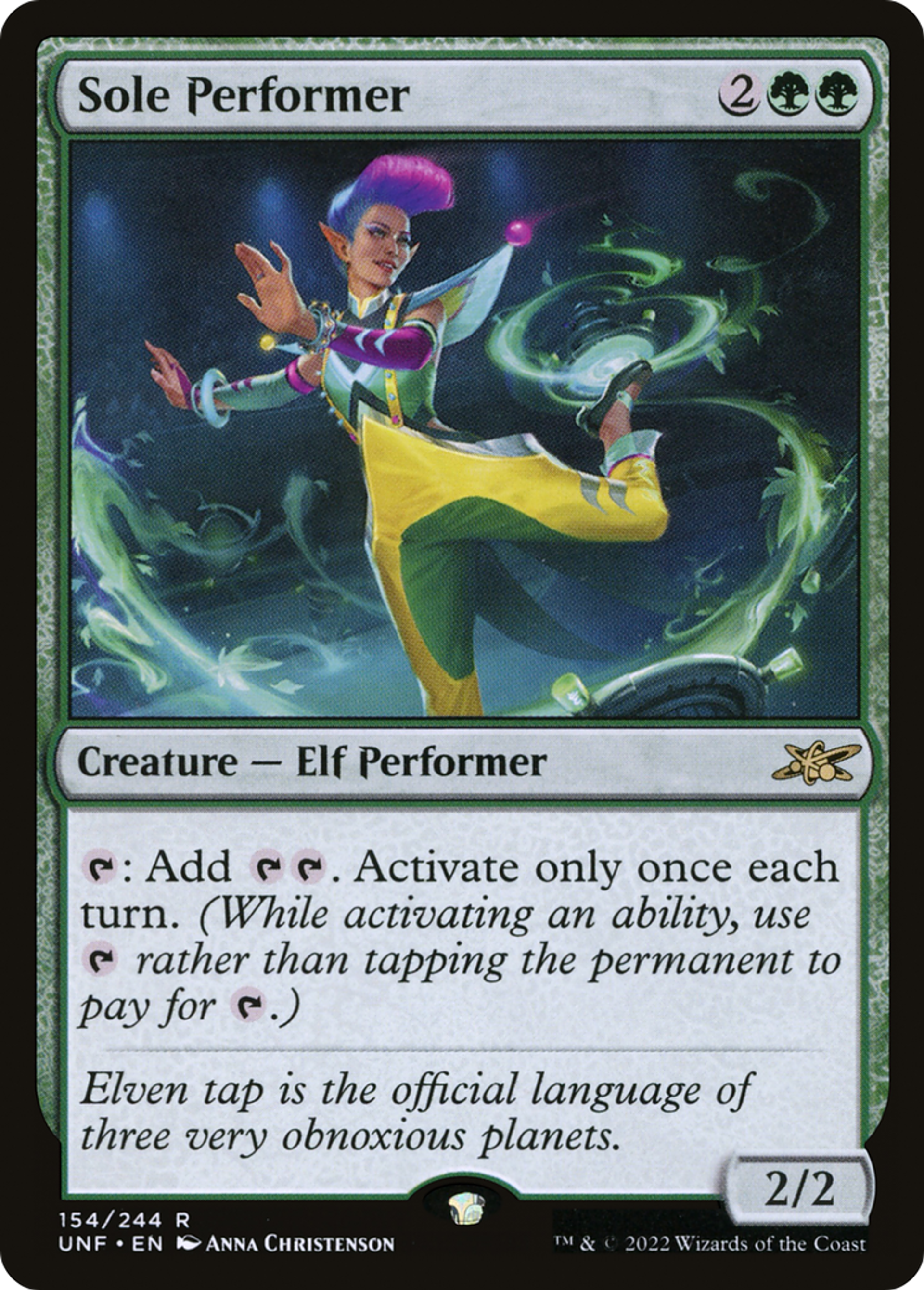 Sole Performer — Unfinity — Magic: The Gathering