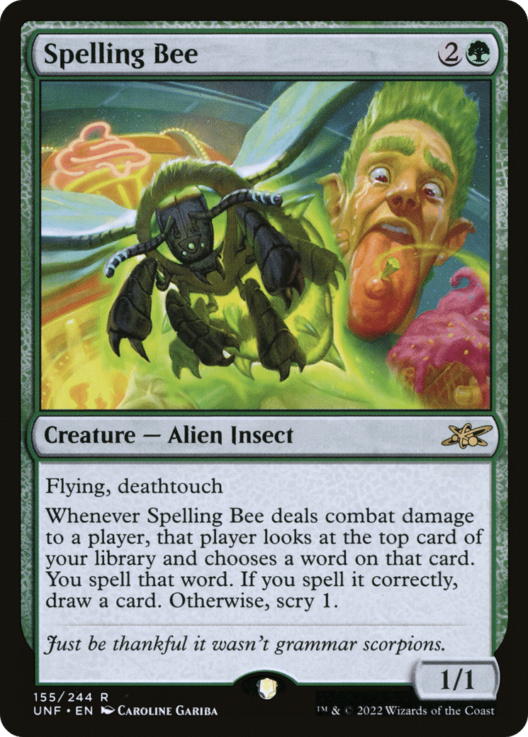 Spelling Bee — Unfinity — Magic: The Gathering
