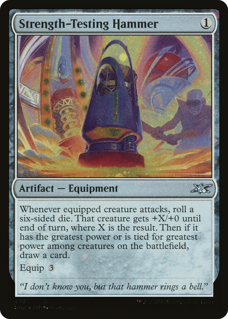 Strength-Testing Hammer — Unfinity — Magic: The Gathering