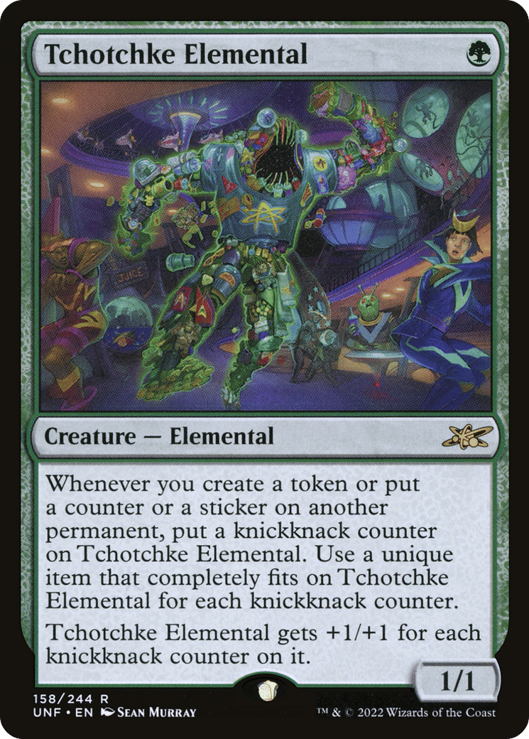 Tchotchke Elemental — Unfinity — Magic: The Gathering
