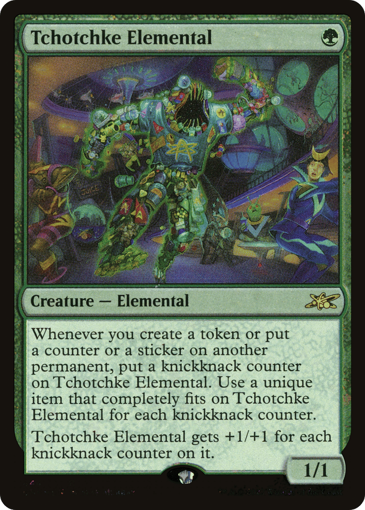 Tchotchke Elemental — Unfinity — Magic: The Gathering