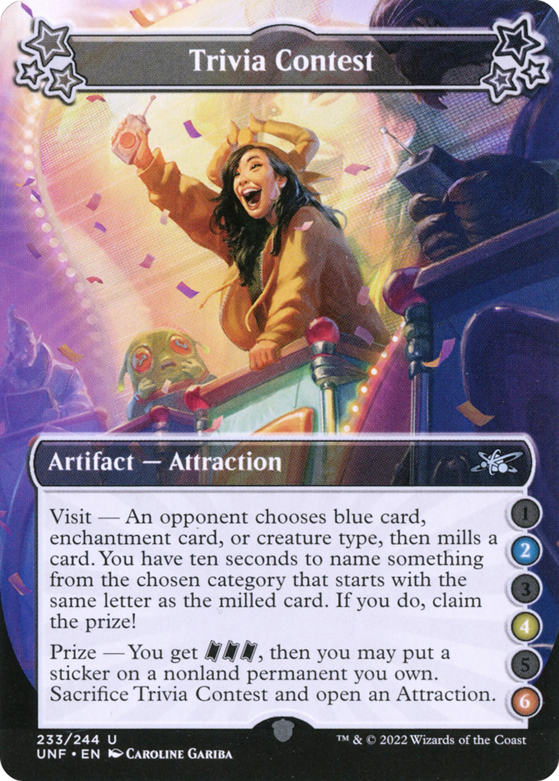 Trivia Contest — Unfinity — Magic: The Gathering