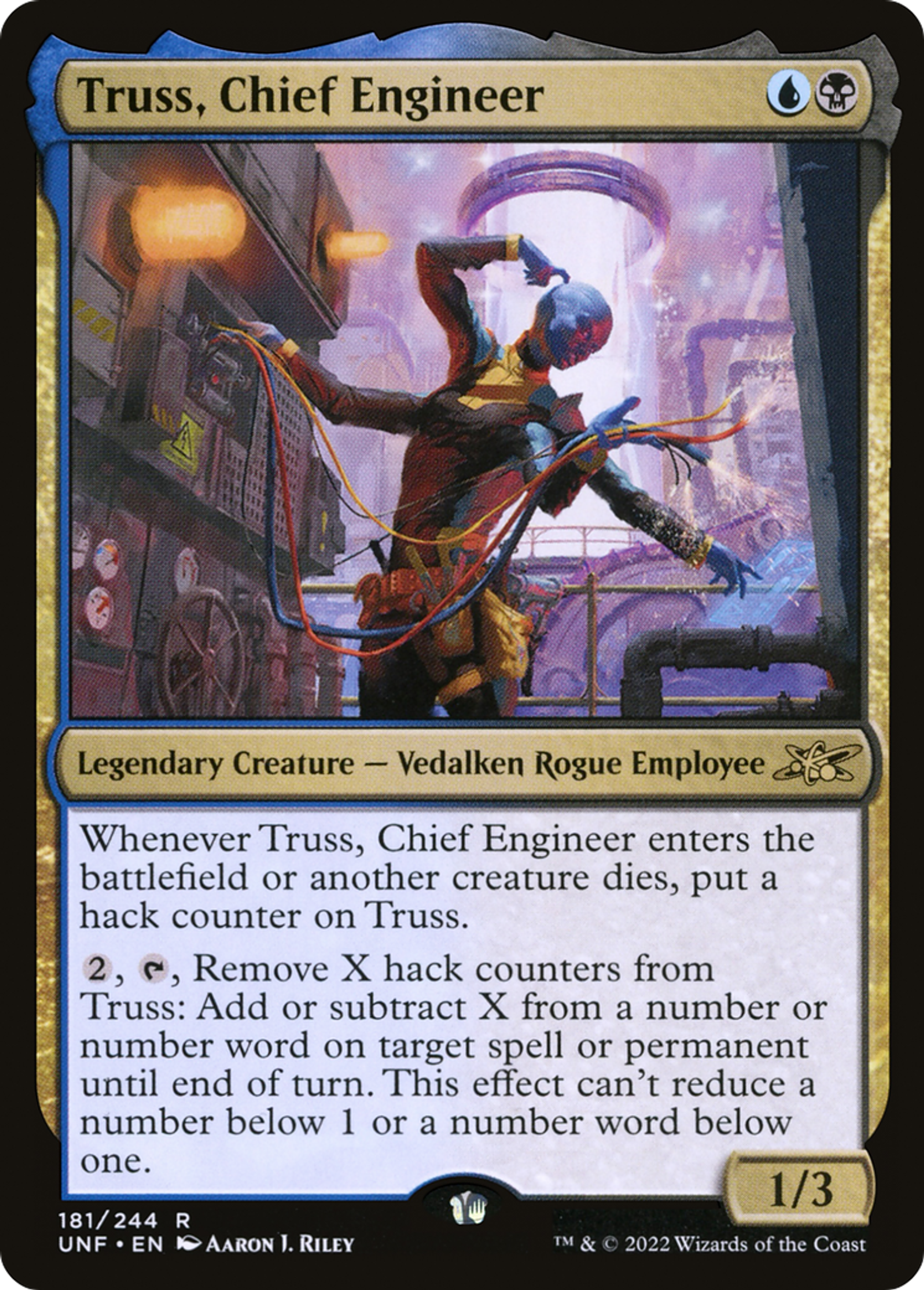 Truss, Chief Engineer — Unfinity — Magic: The Gathering
