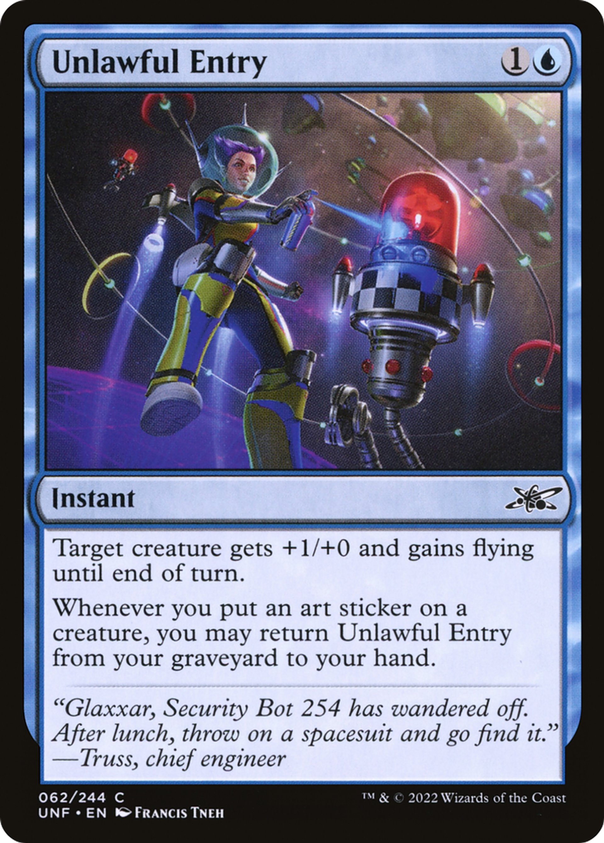Unlawful Entry — Unfinity — Magic: The Gathering