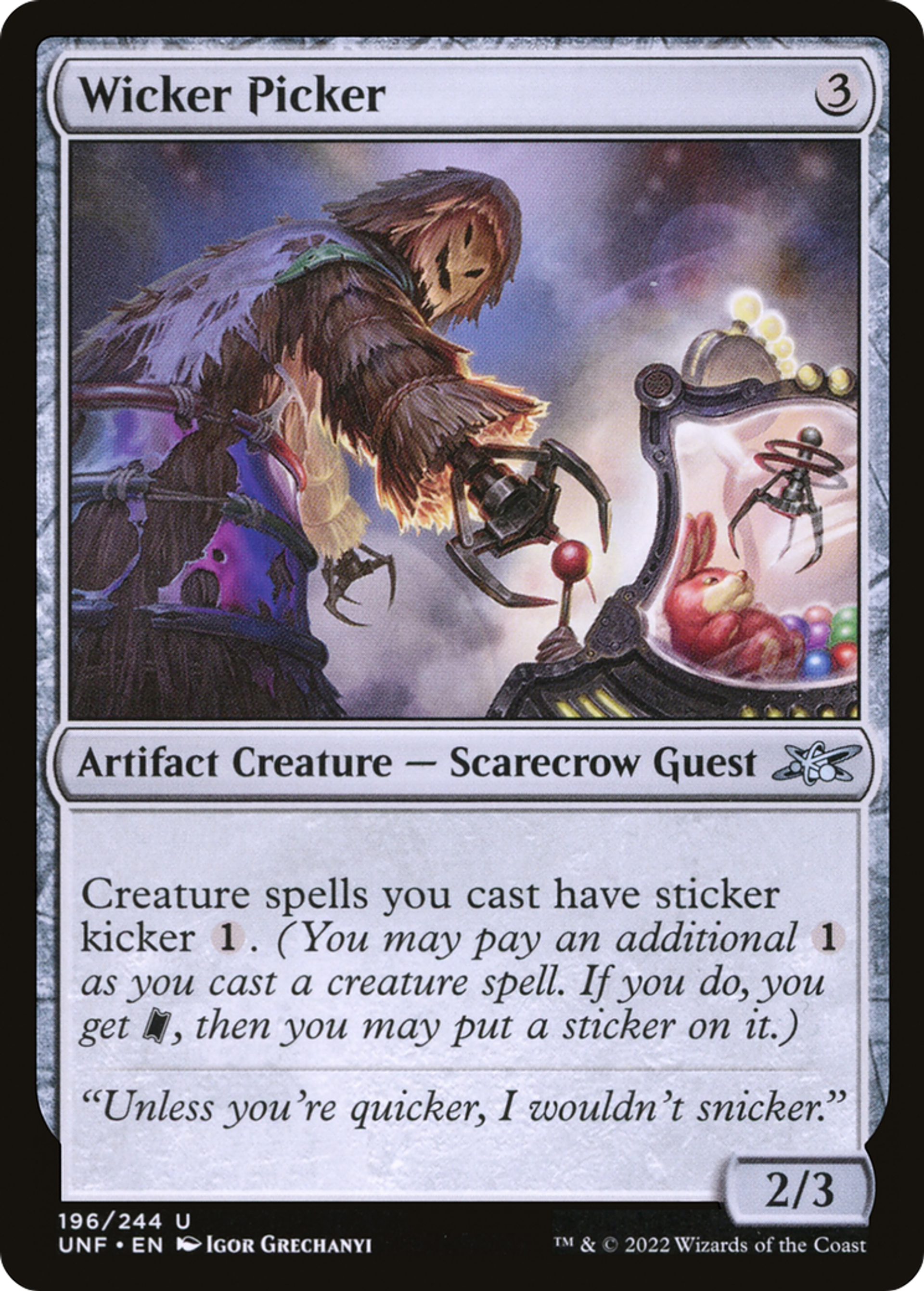 Wicker Picker — Unfinity — Magic: The Gathering
