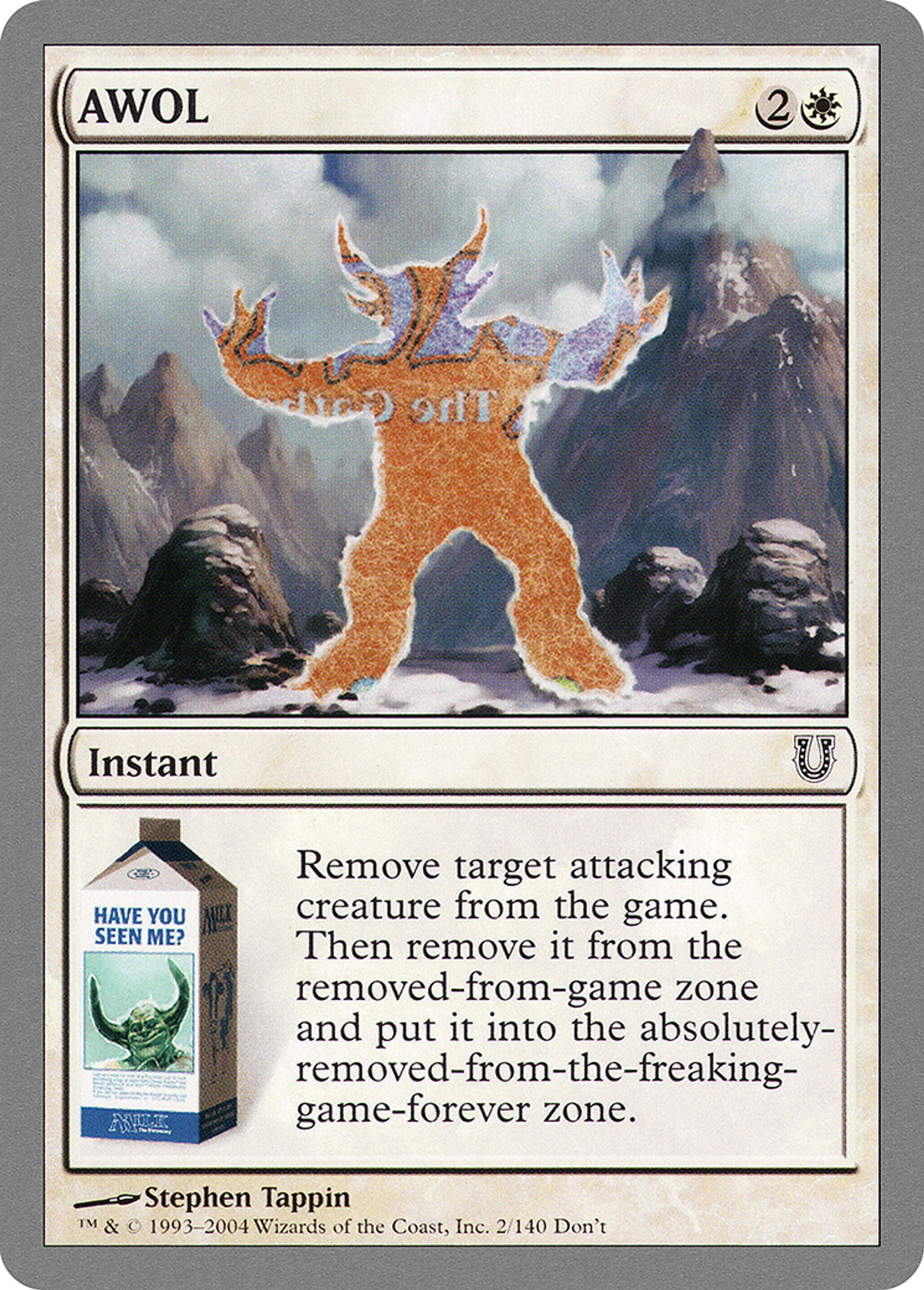 AWOL — Unhinged — Magic: The Gathering