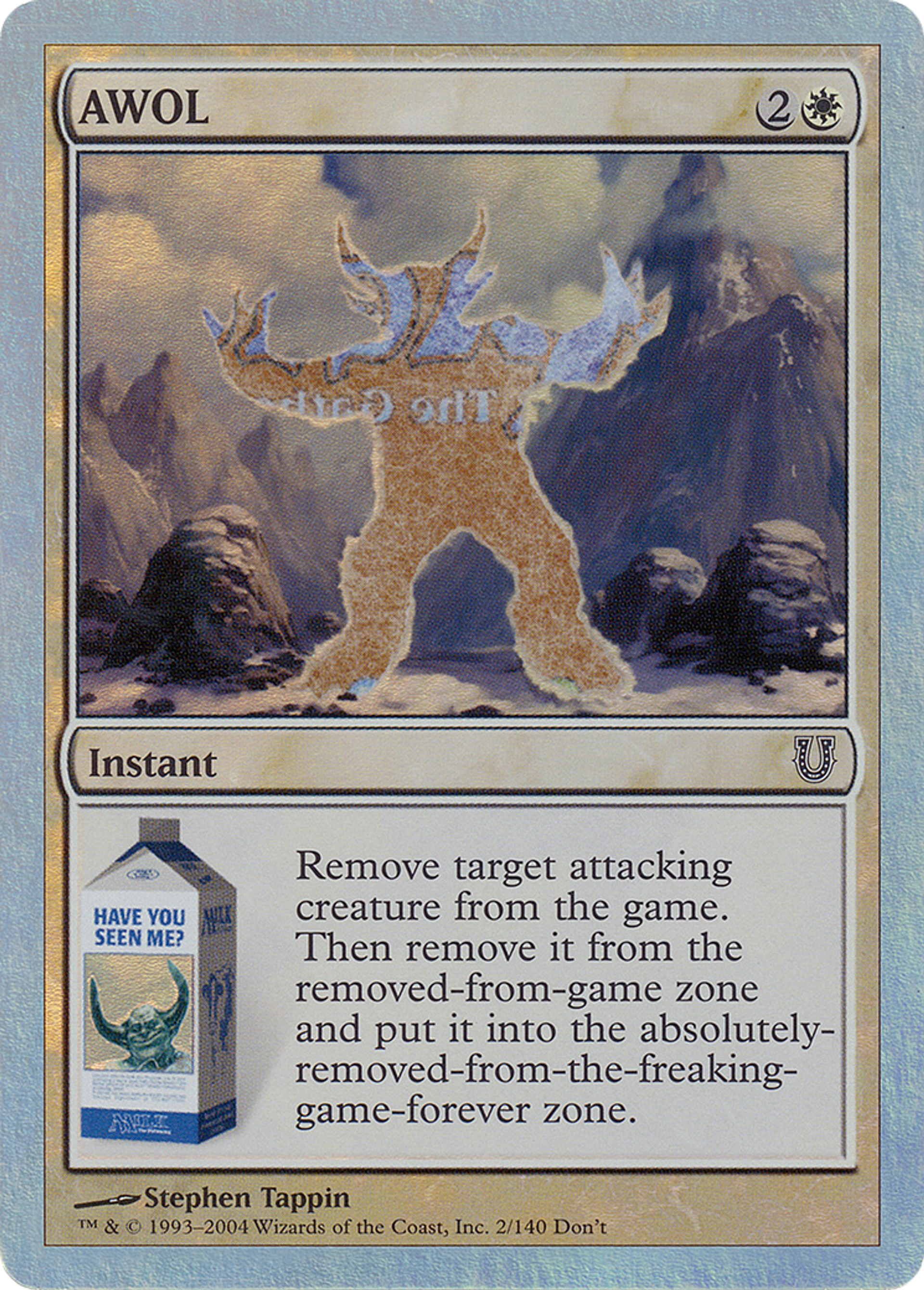 AWOL — Unhinged — Magic: The Gathering