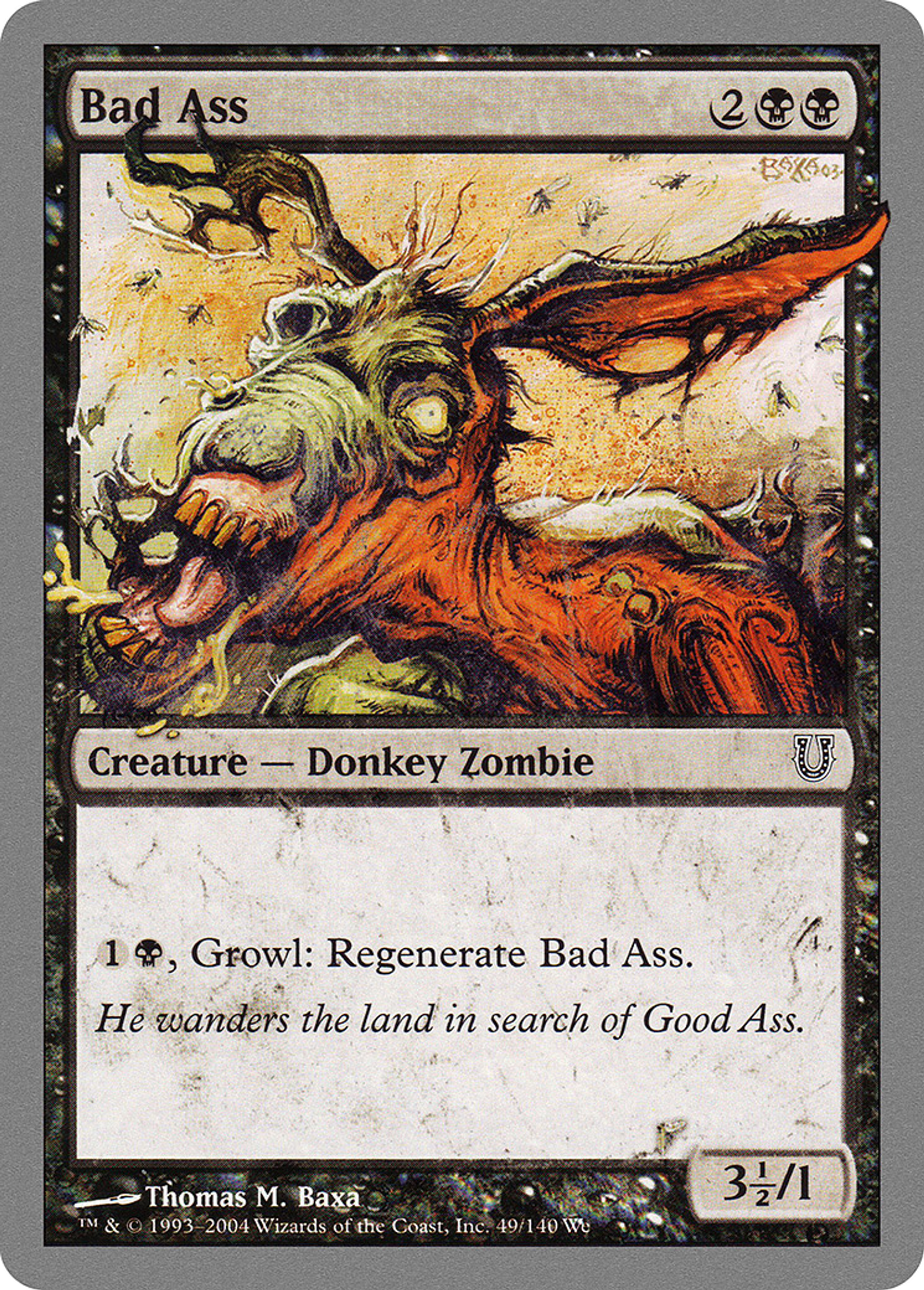 Bad Ass — Unhinged — Magic: The Gathering
