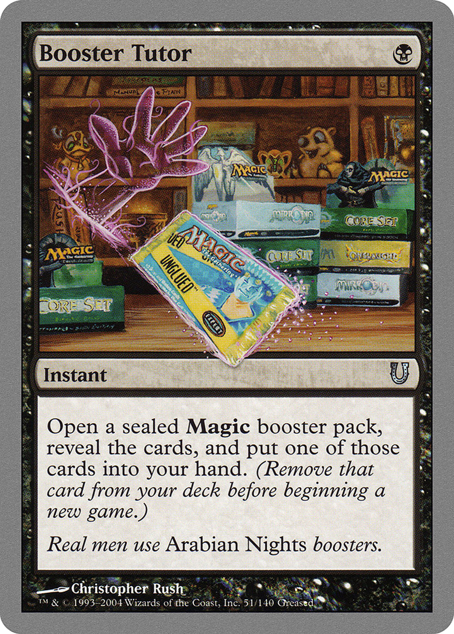 Booster Tutor — Unhinged — Magic: The Gathering