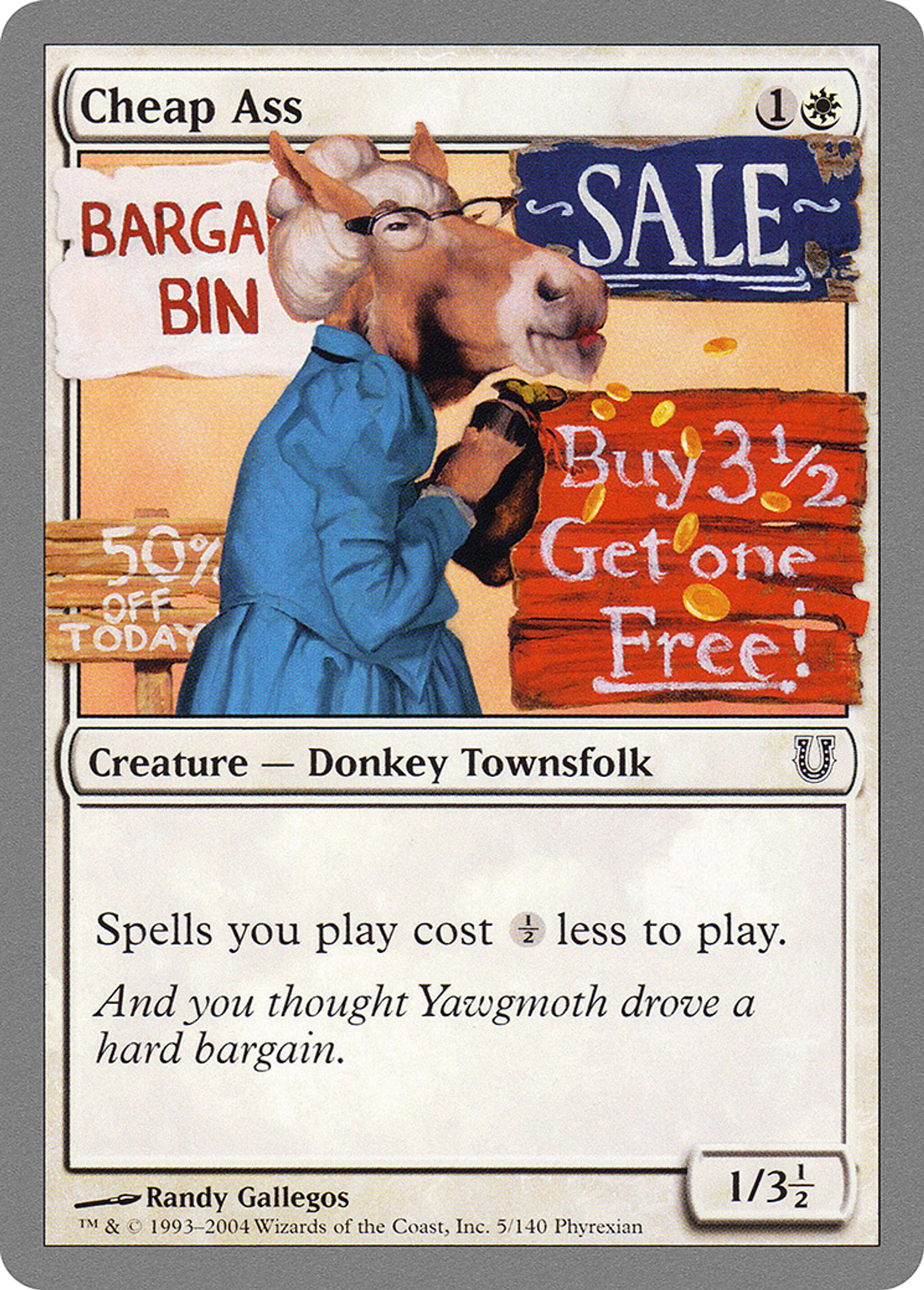 Cheap Ass — Unhinged — Magic: The Gathering