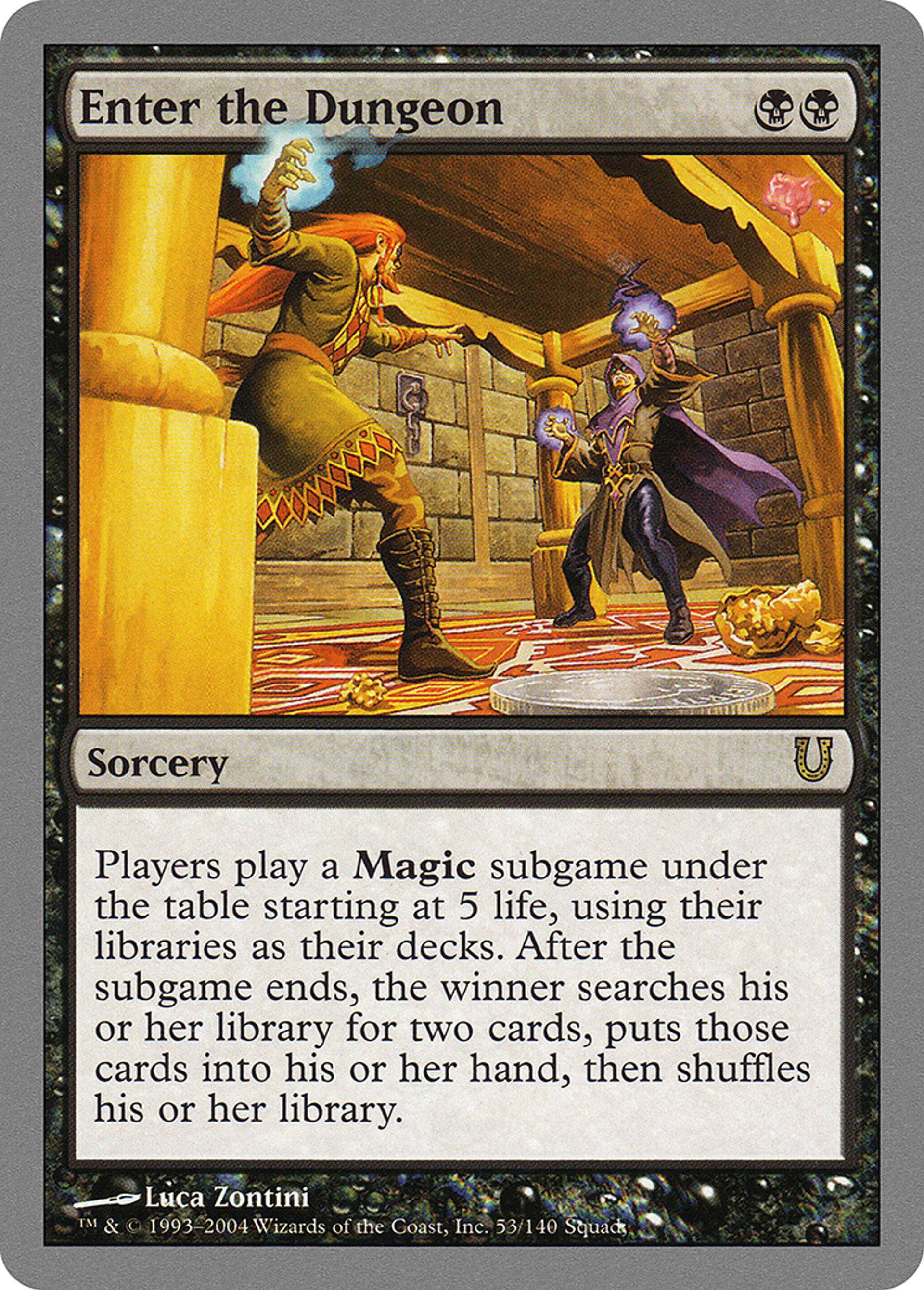 Enter the Dungeon — Unhinged — Magic: The Gathering