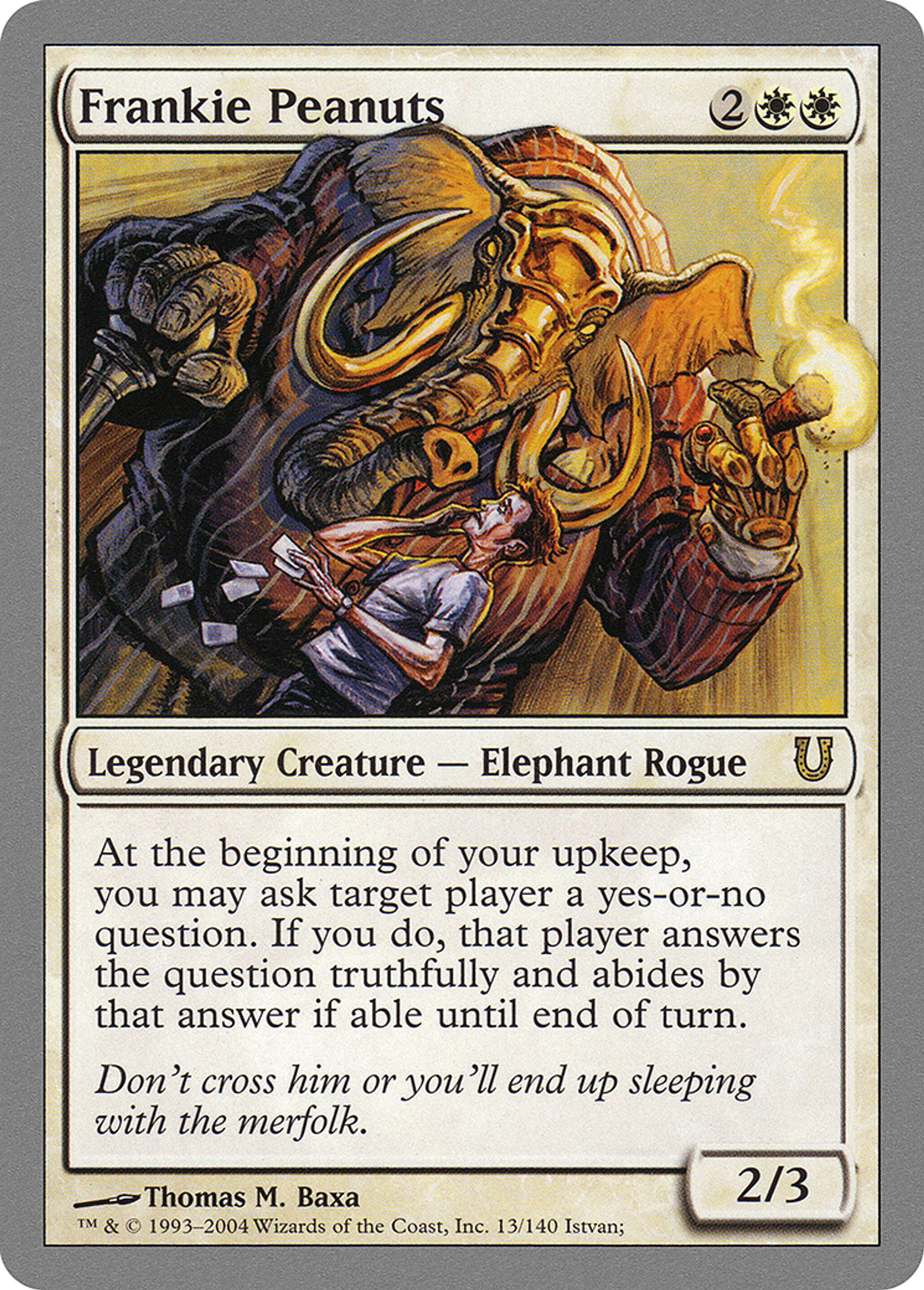 Frankie Peanuts — Unhinged — Magic: The Gathering