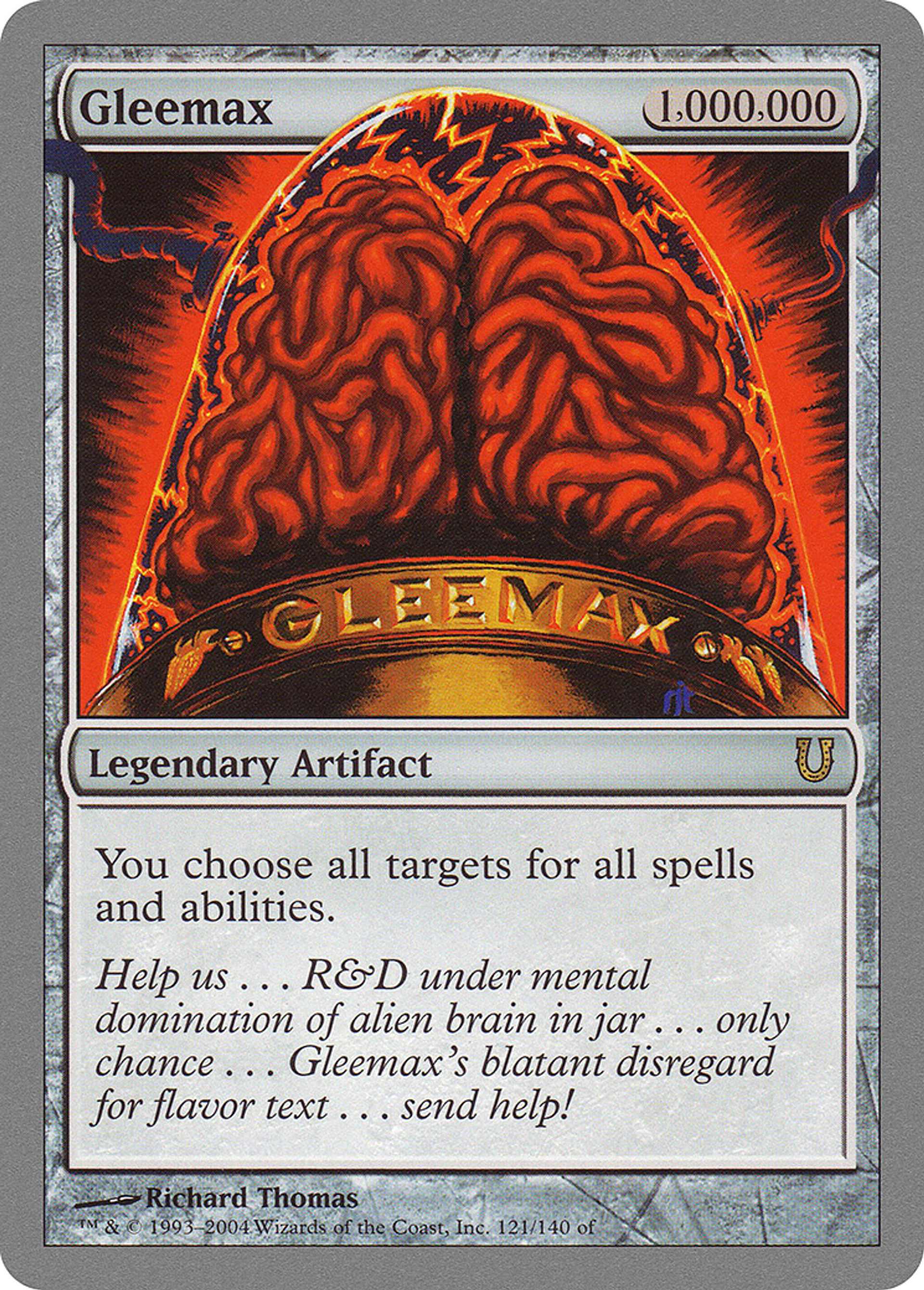 Gleemax — Unhinged — Magic: The Gathering