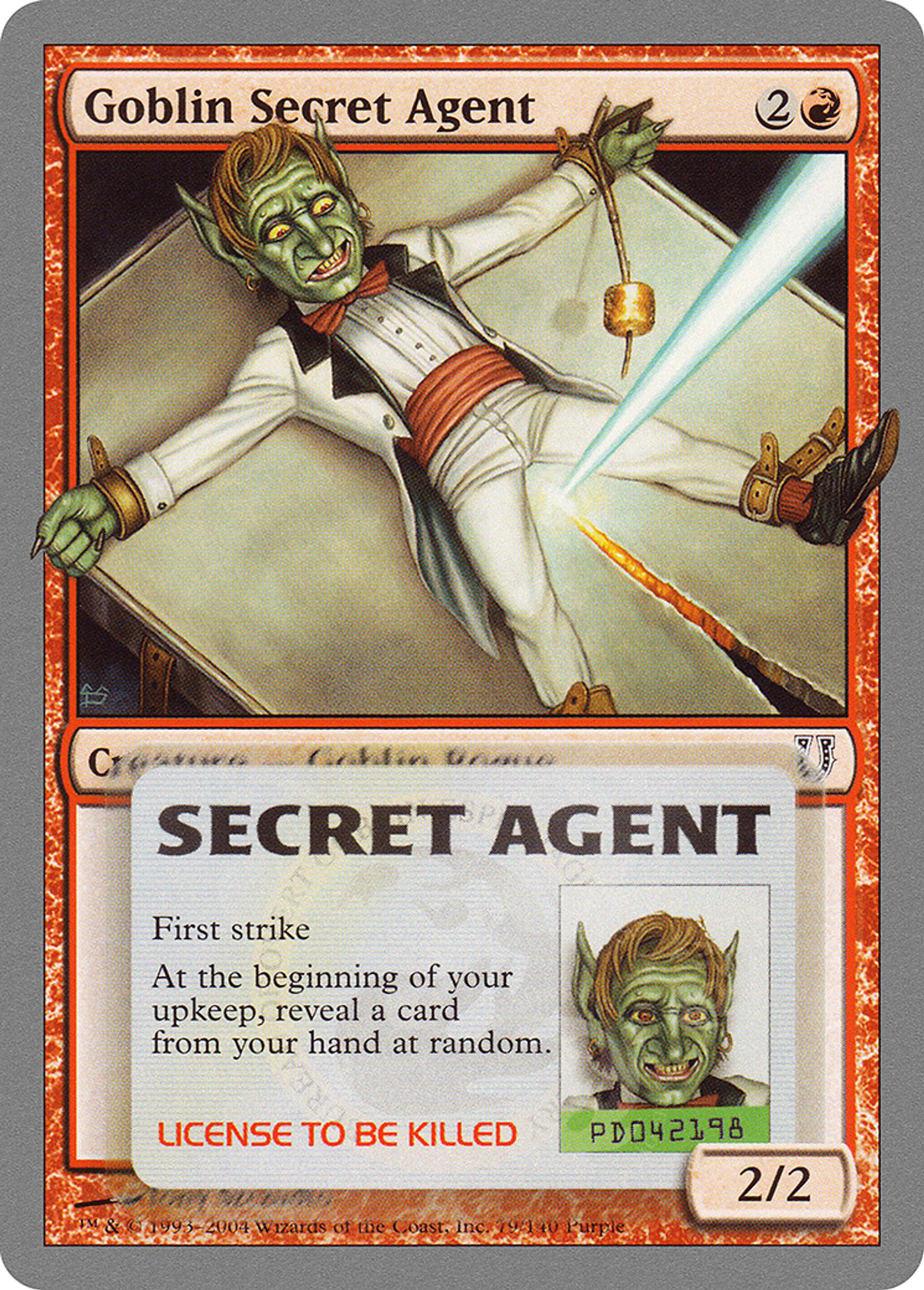 Goblin Secret Agent — Unhinged — Magic: The Gathering