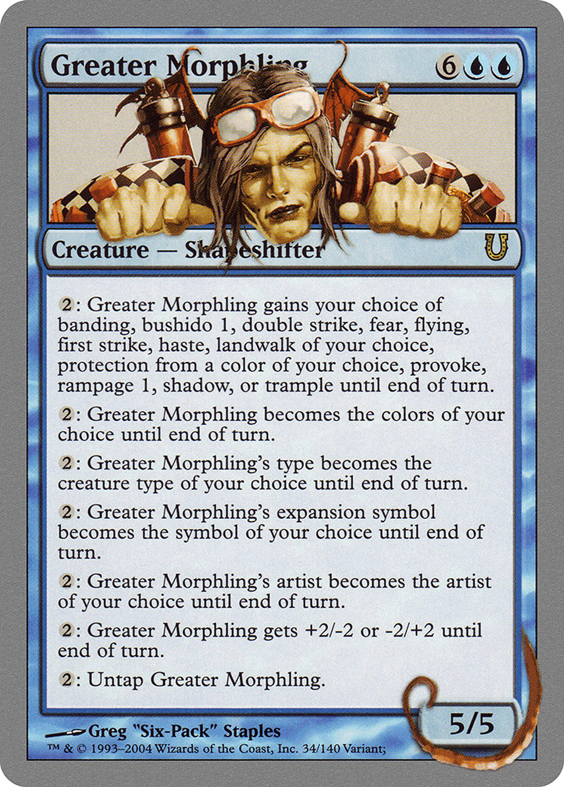 Greater Morphling — Unhinged — Magic: The Gathering