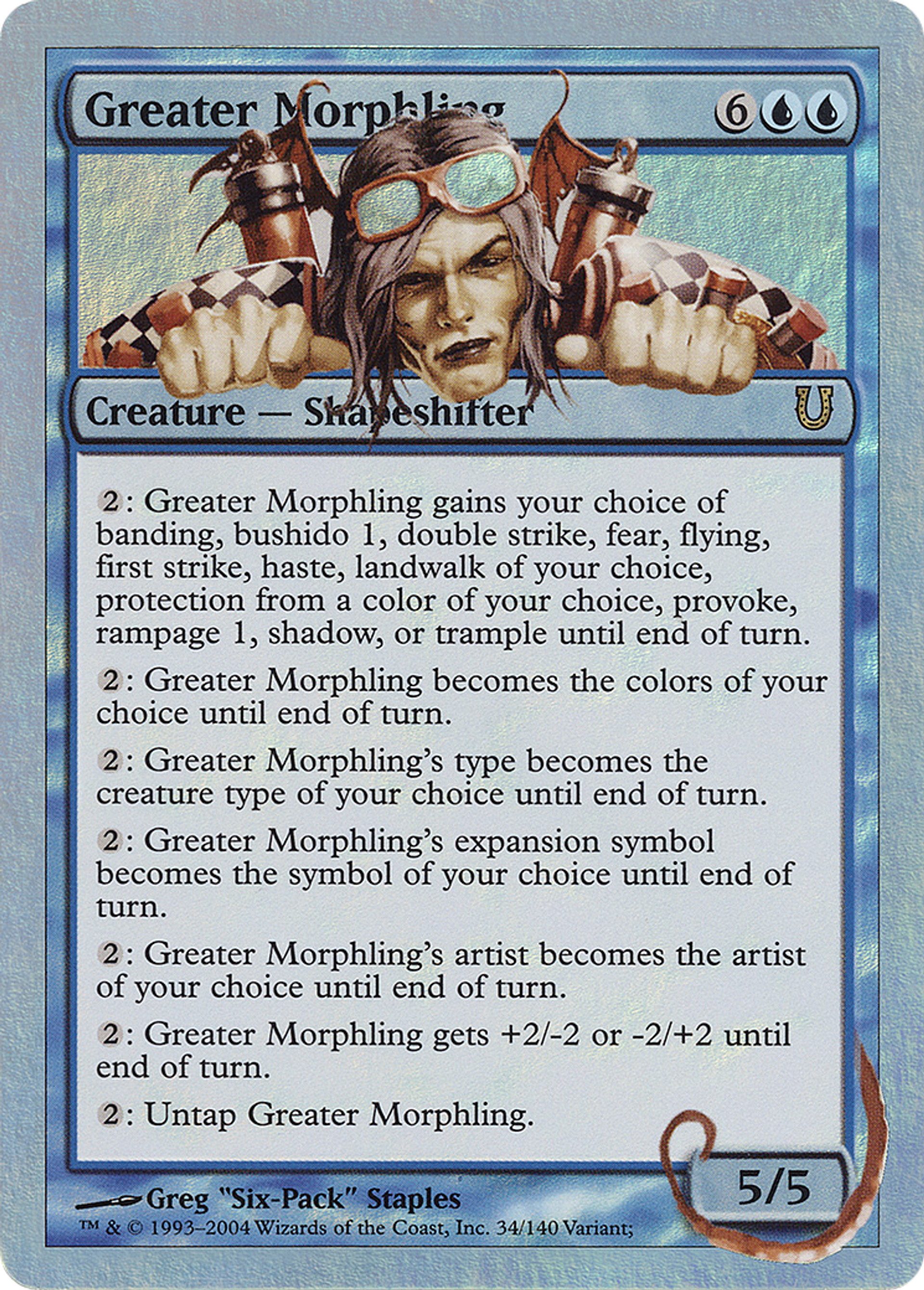 Greater Morphling — Unhinged — Magic: The Gathering