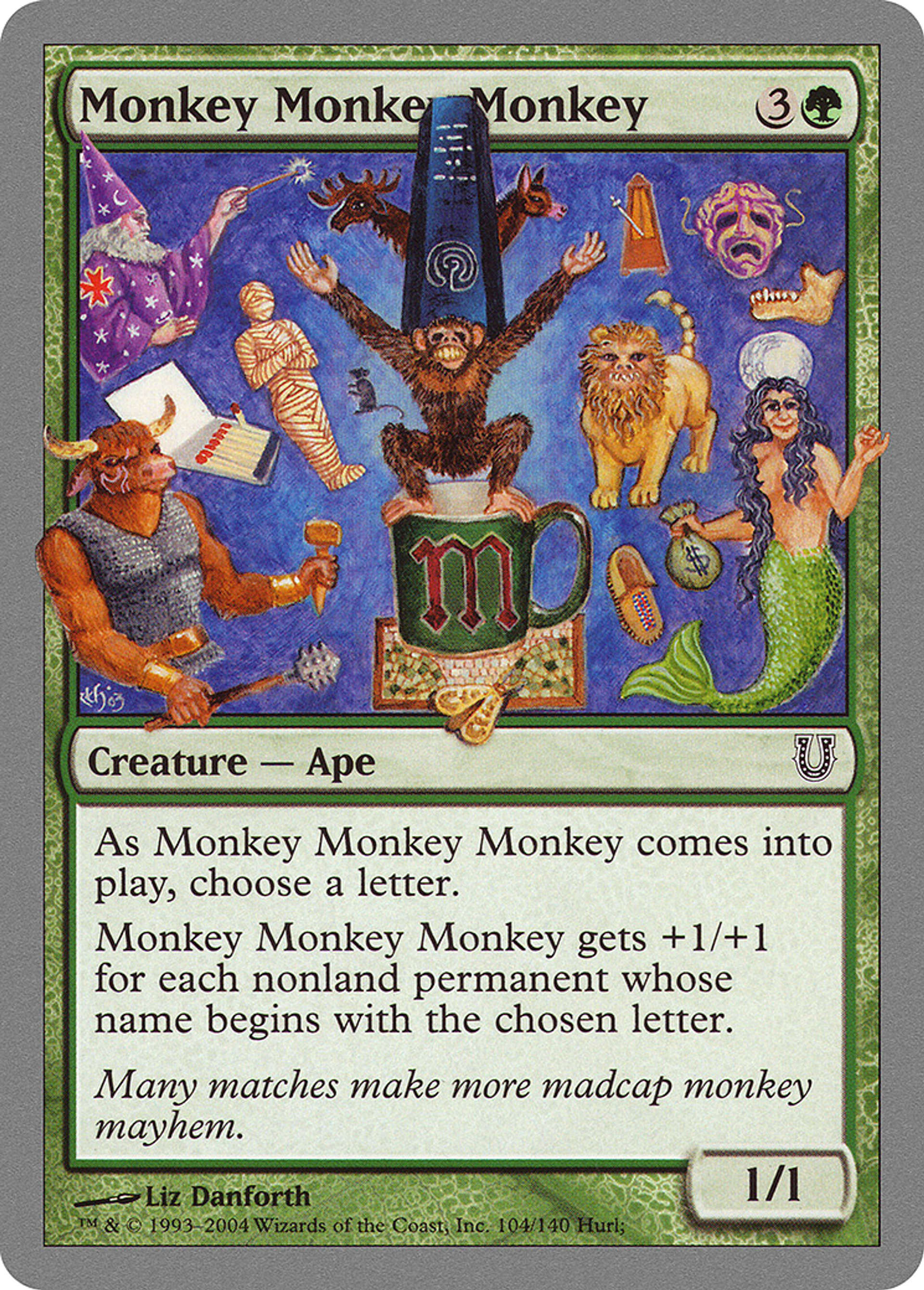 Monkey Monkey Monkey — Unhinged — Magic: The Gathering