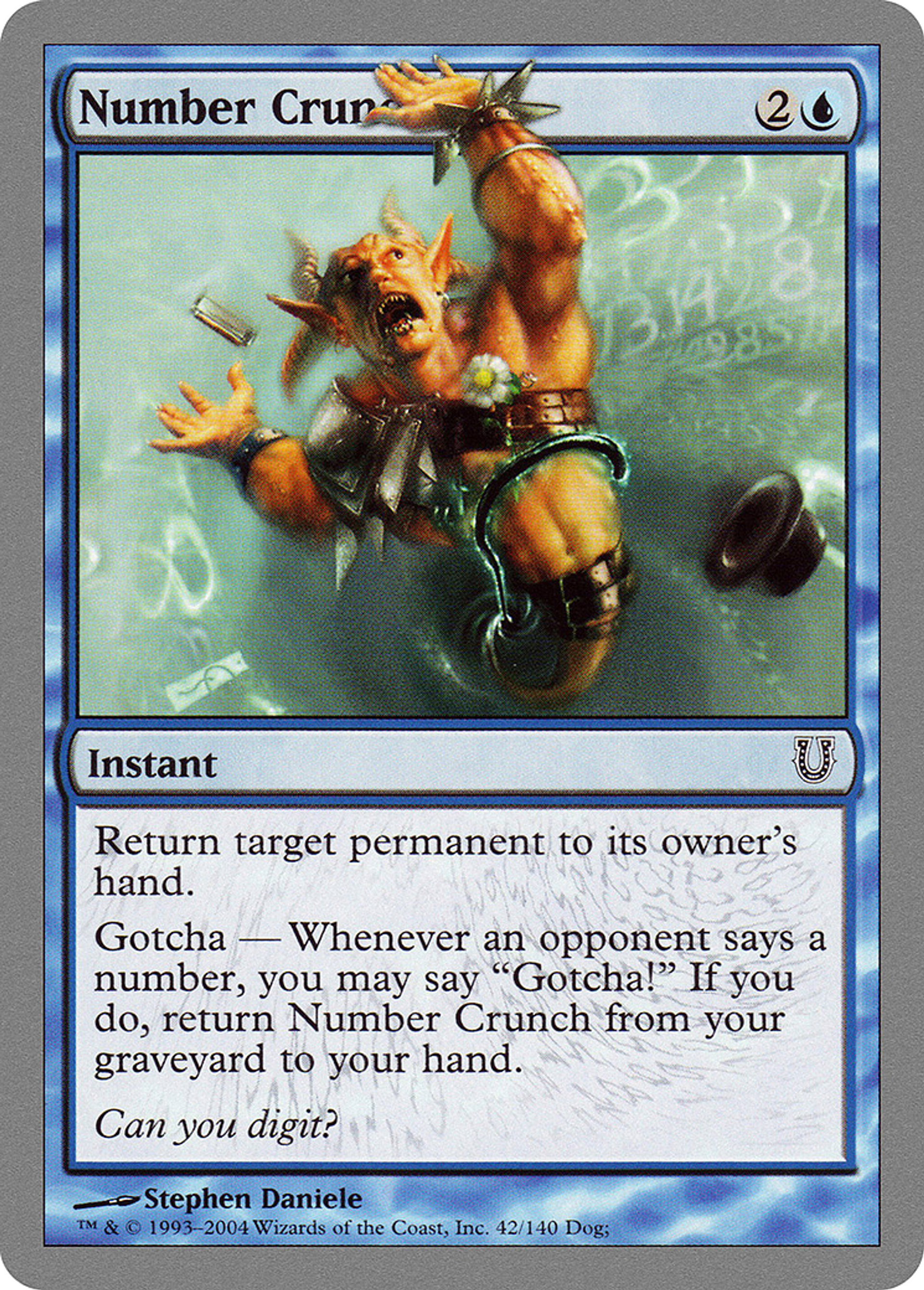 Number Crunch — Unhinged — Magic: The Gathering