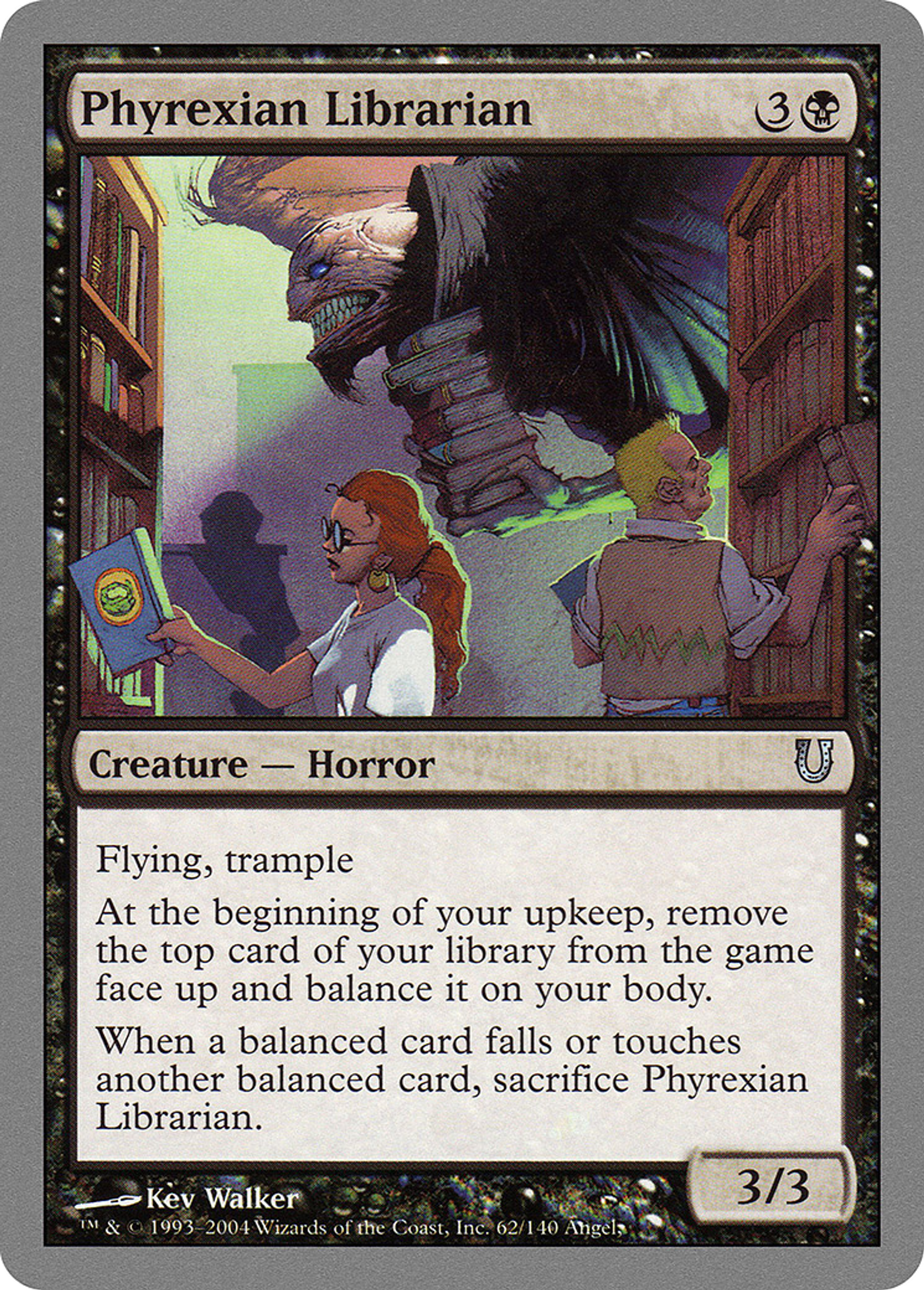 Phyrexian Librarian — Unhinged — Magic: The Gathering