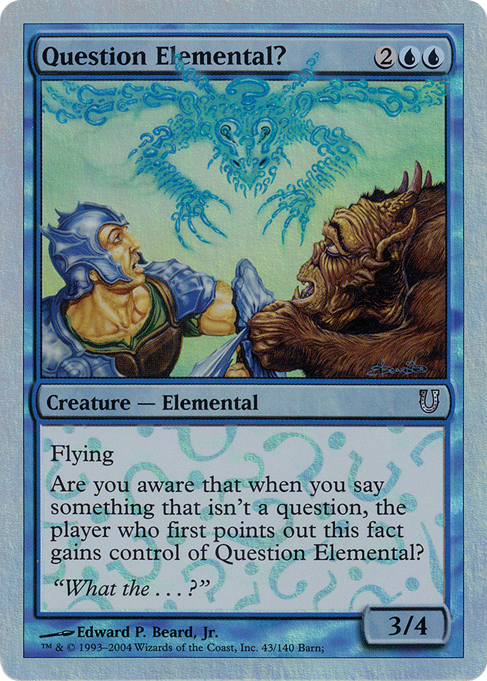 Question Elemental? — Unhinged — Magic: The Gathering